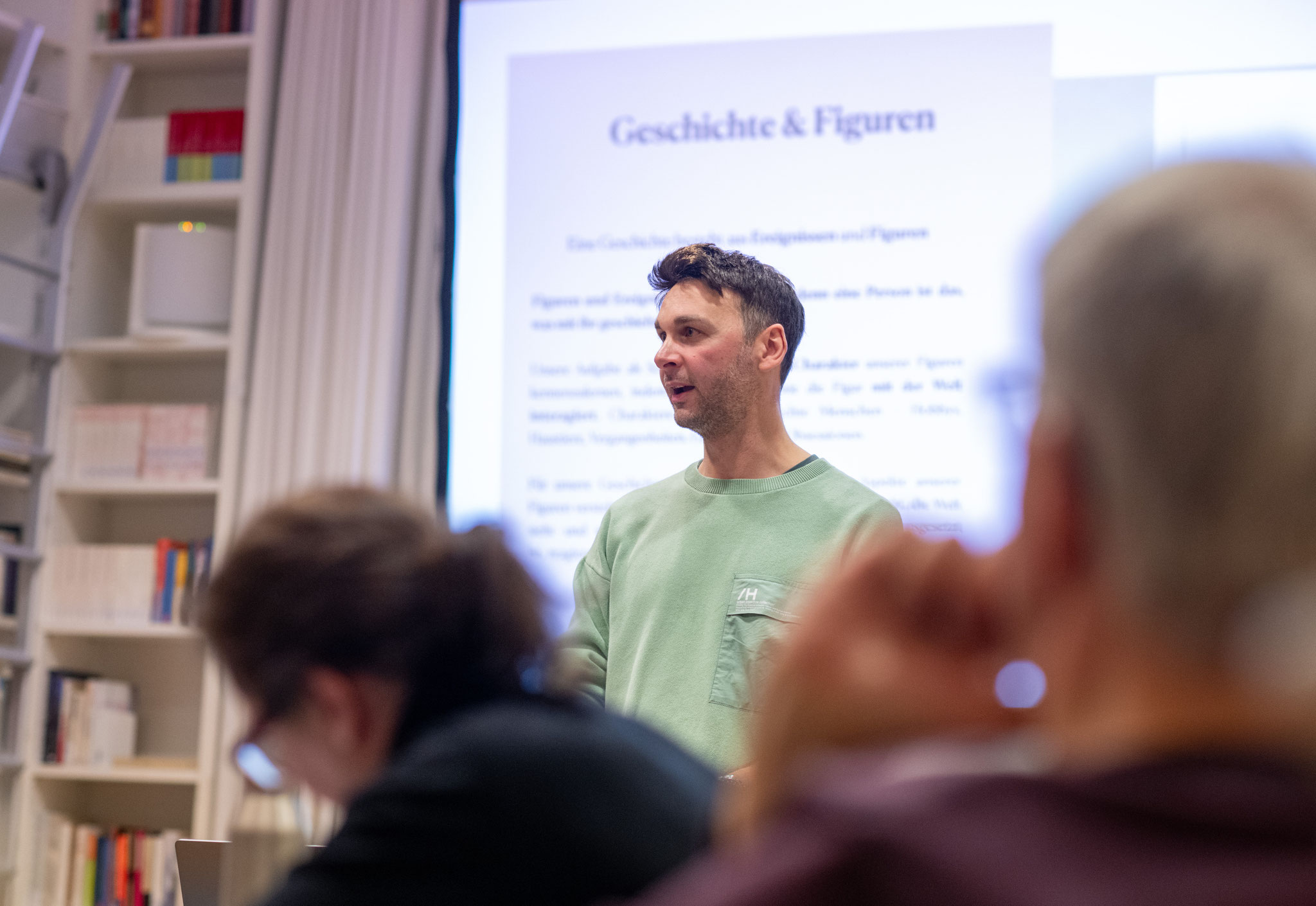 Abendwerkstatt im Literaturhaus München. ©Catherina Hess 