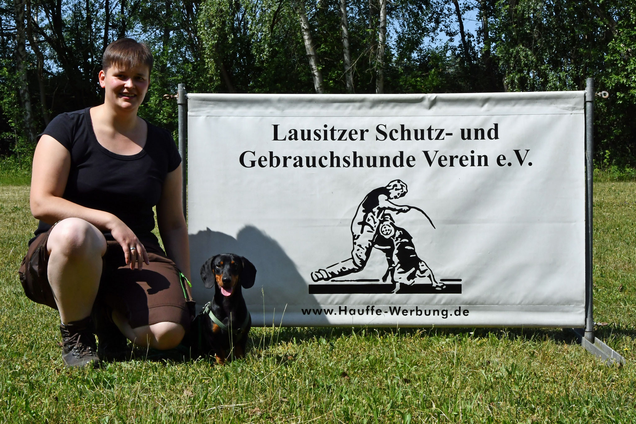 Christin Gädigk mit Dobby