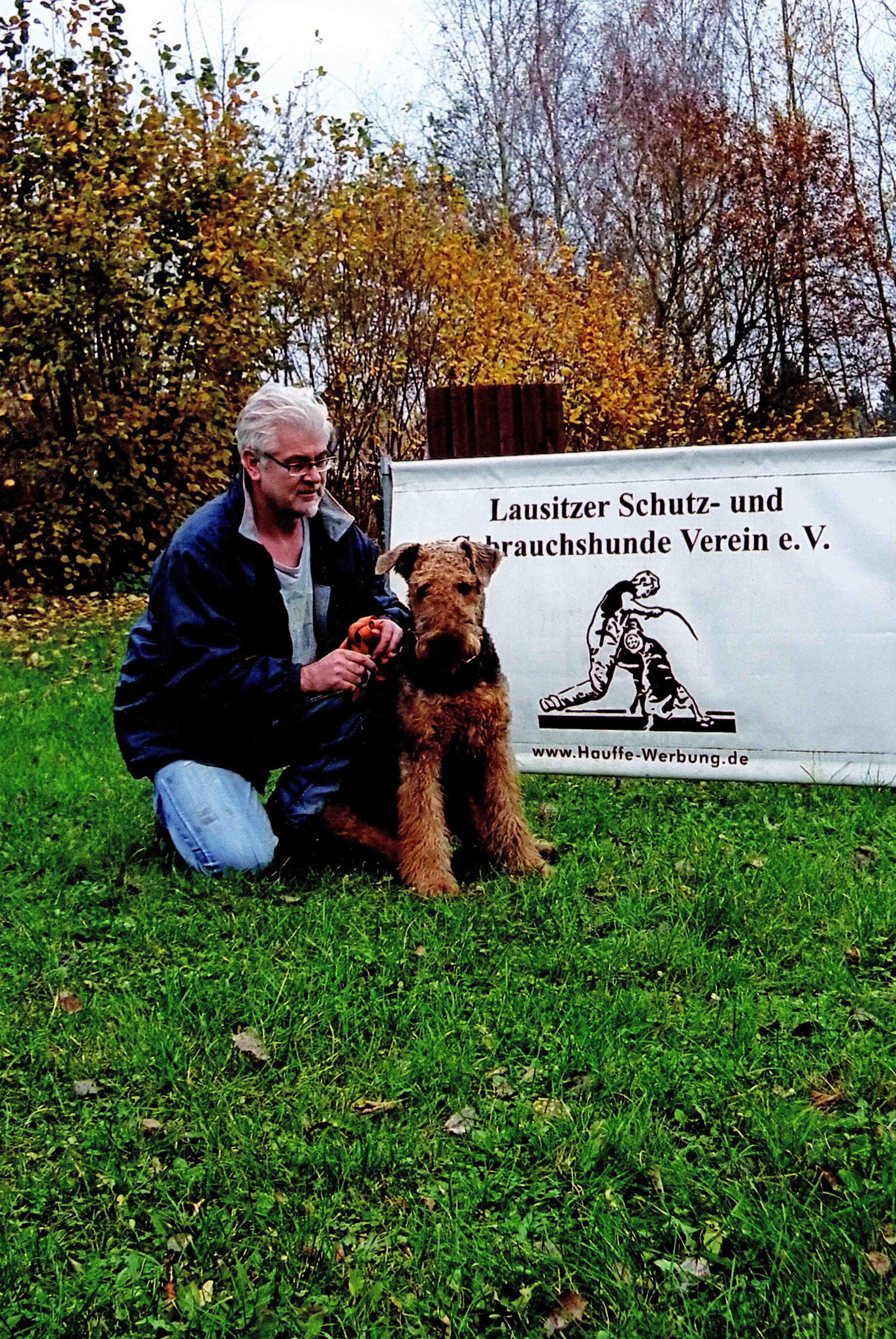 Karsten Leue mit Mecki von den drei Gleichen 