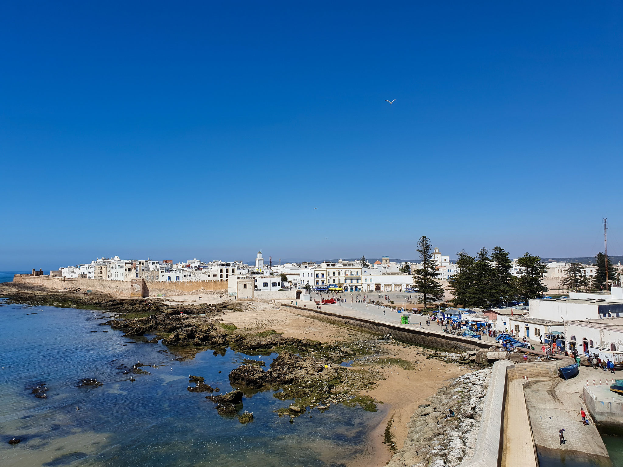 Essaouira uitzicht vanaf skala du port