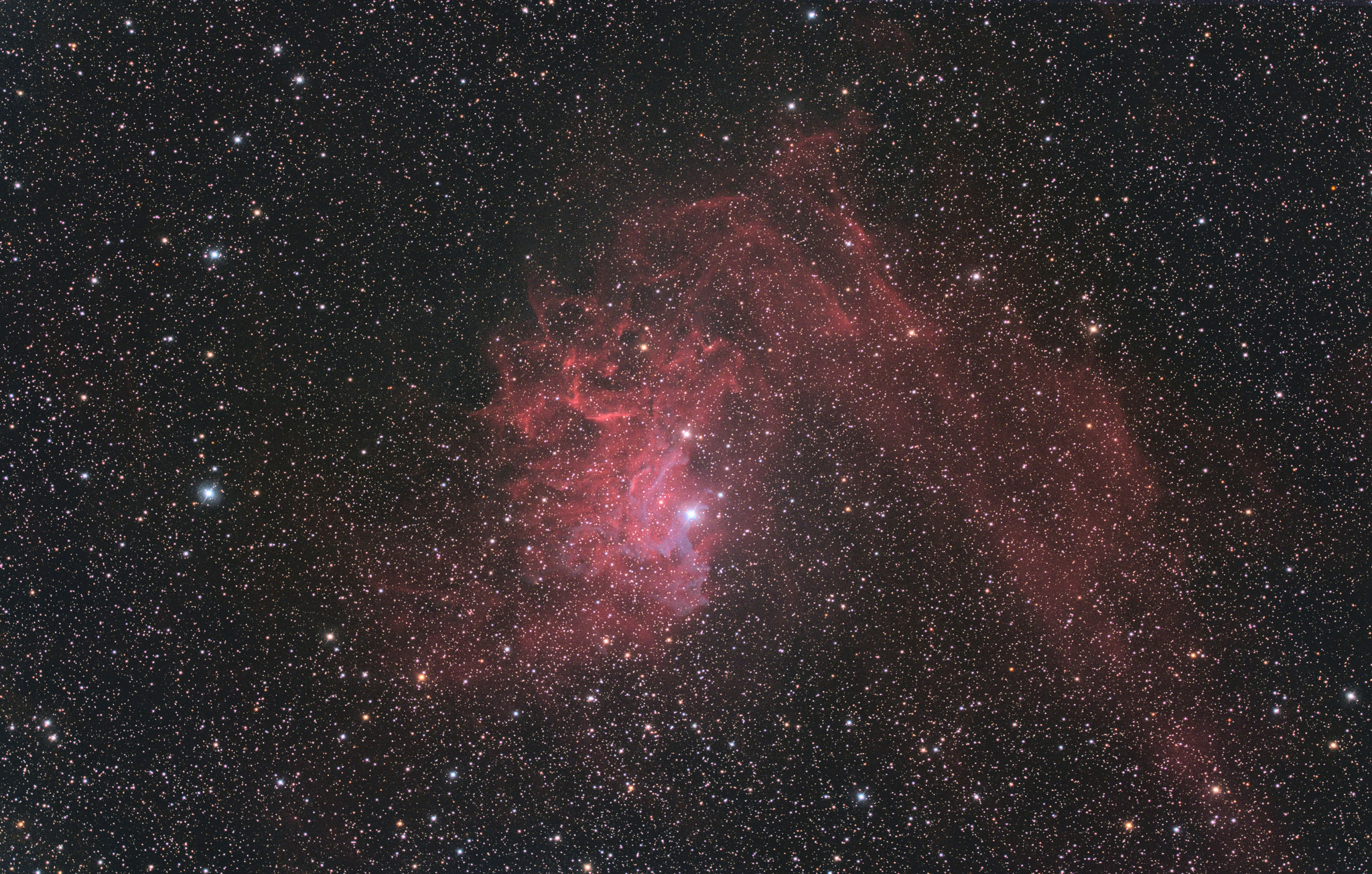 IC 405, EdgeHD11" mit Hyperstar, Alccd10, IDAS-LPS-P2 Filter, 59x300s