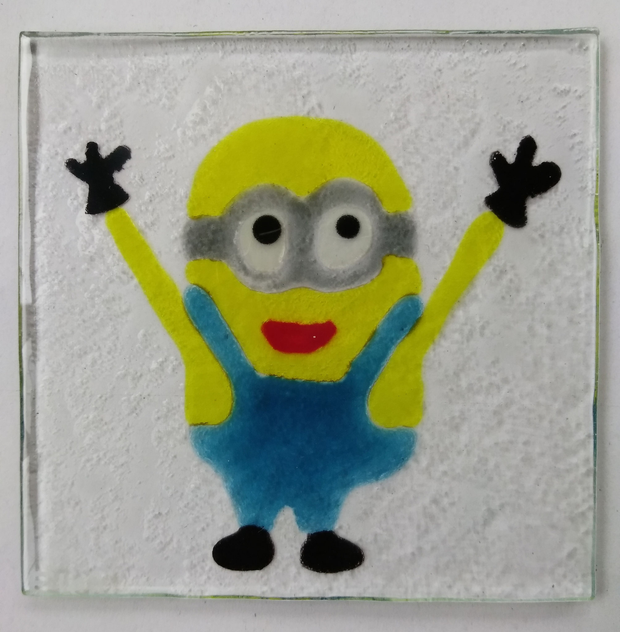 Glasuntersetzter 10x10cm