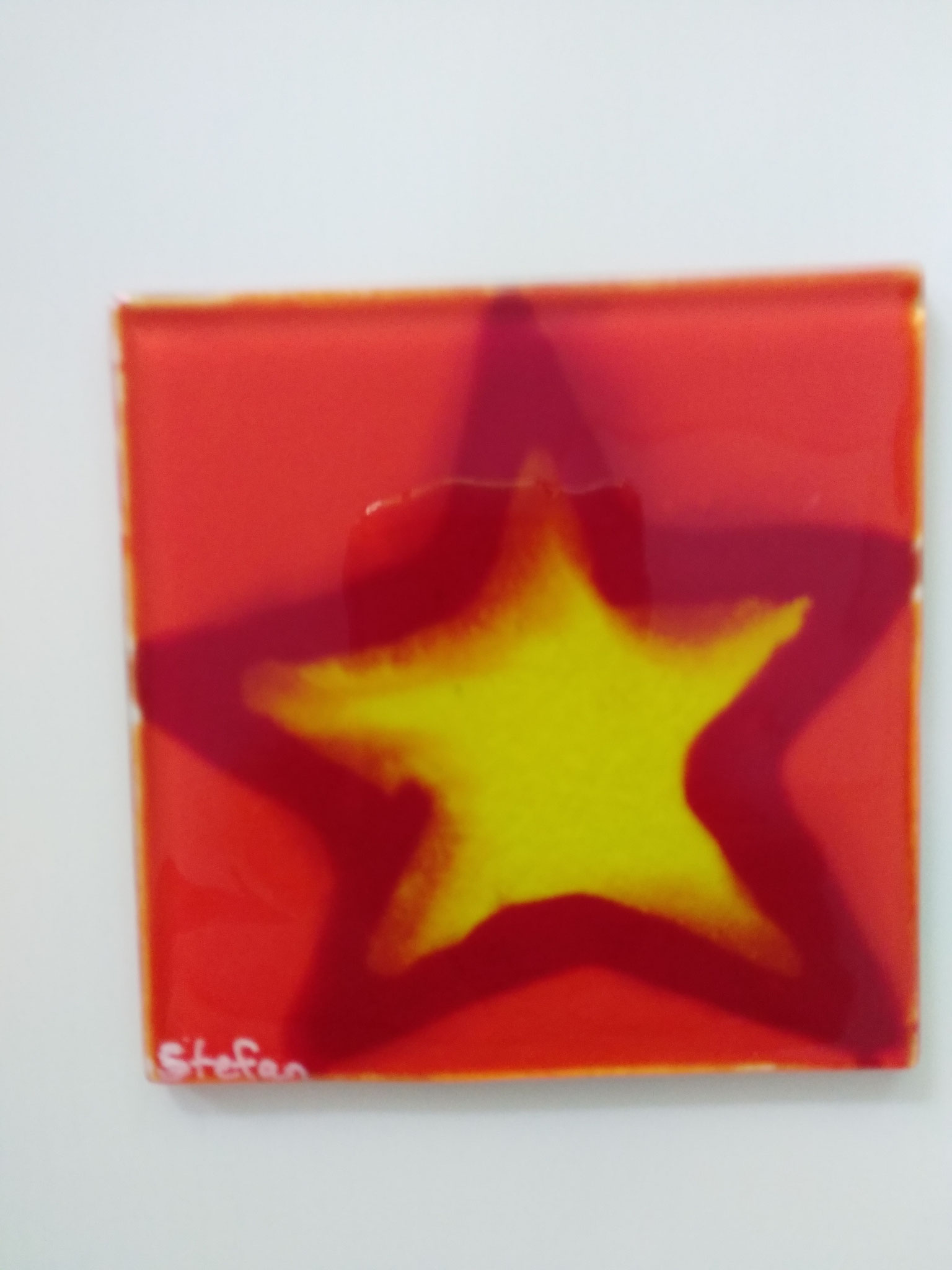 Glasuntersetzter 10x10cm