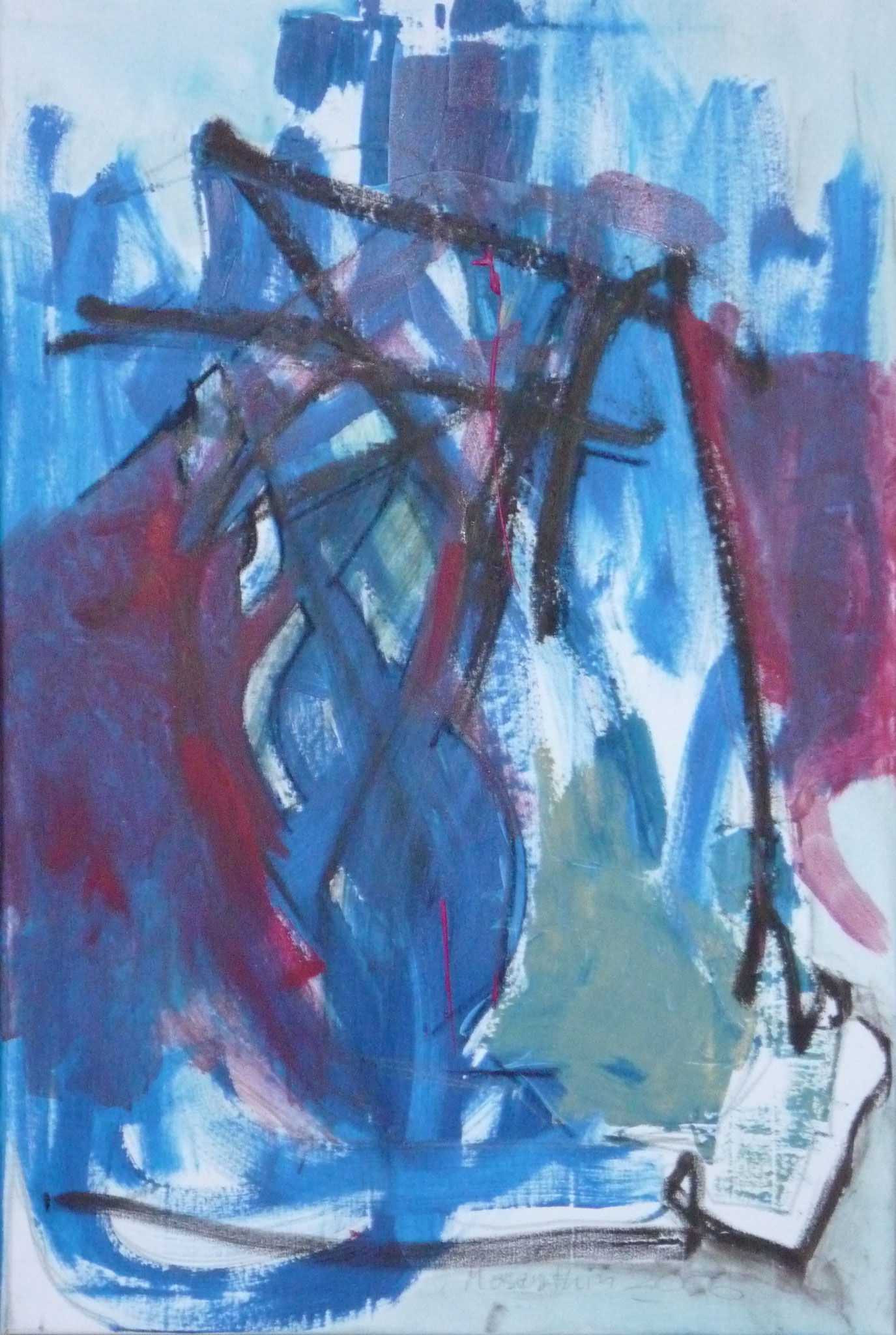 Krizi Krazi, 2009, 80x120cm, Mischtechnik / Leinwand