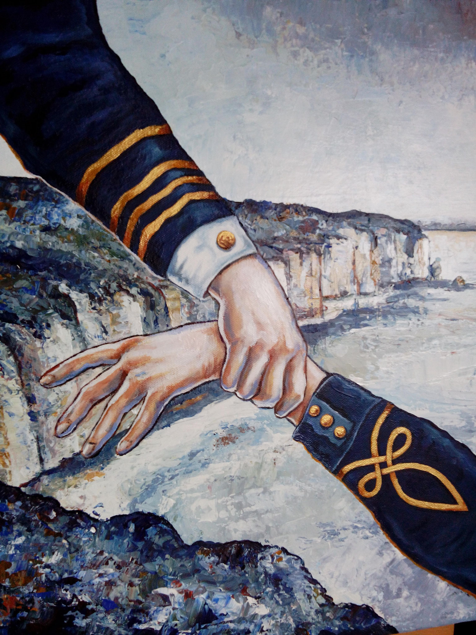 Toile " Le soutien des Officiers"