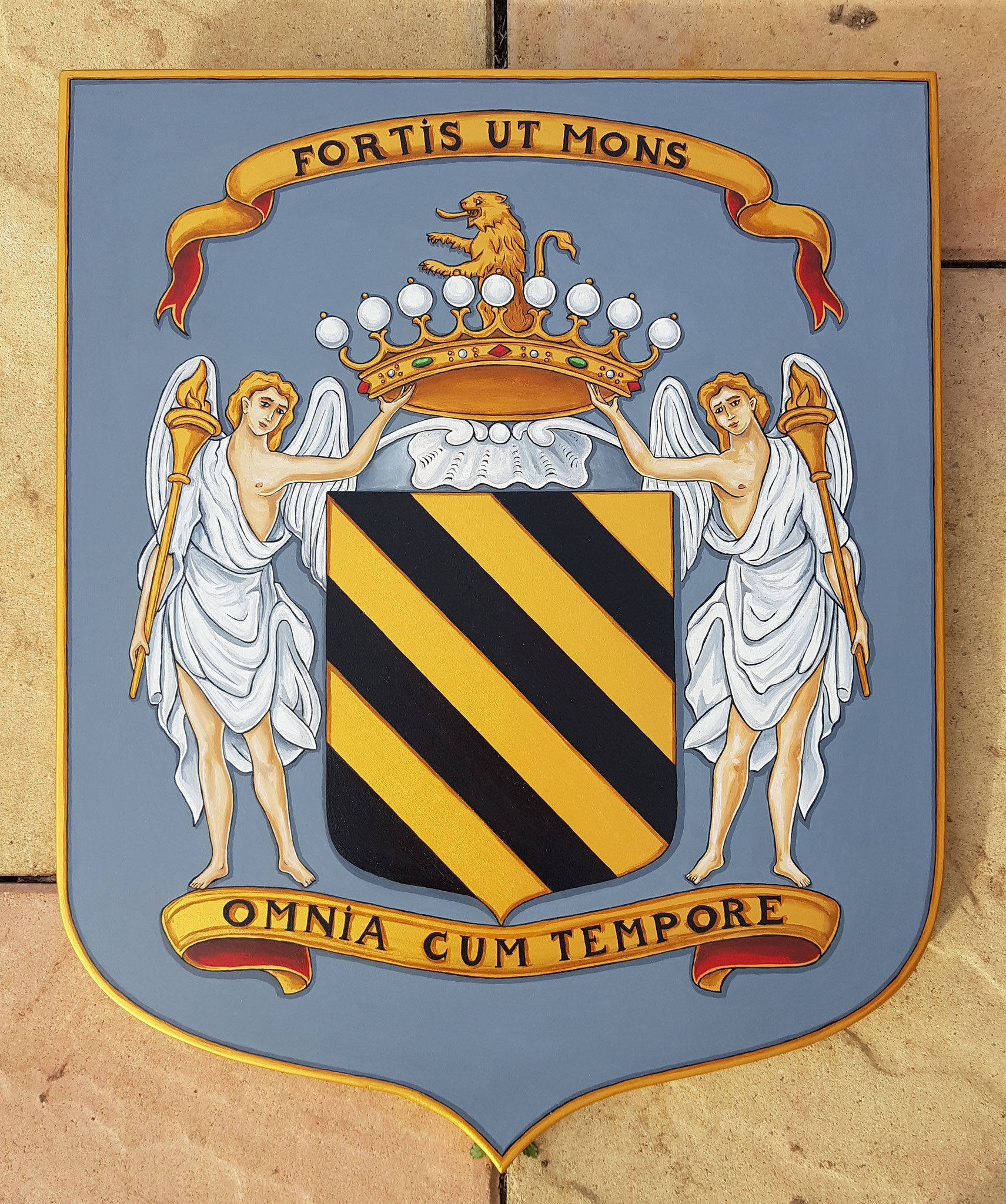 Armoiries de famille 40x50 cm