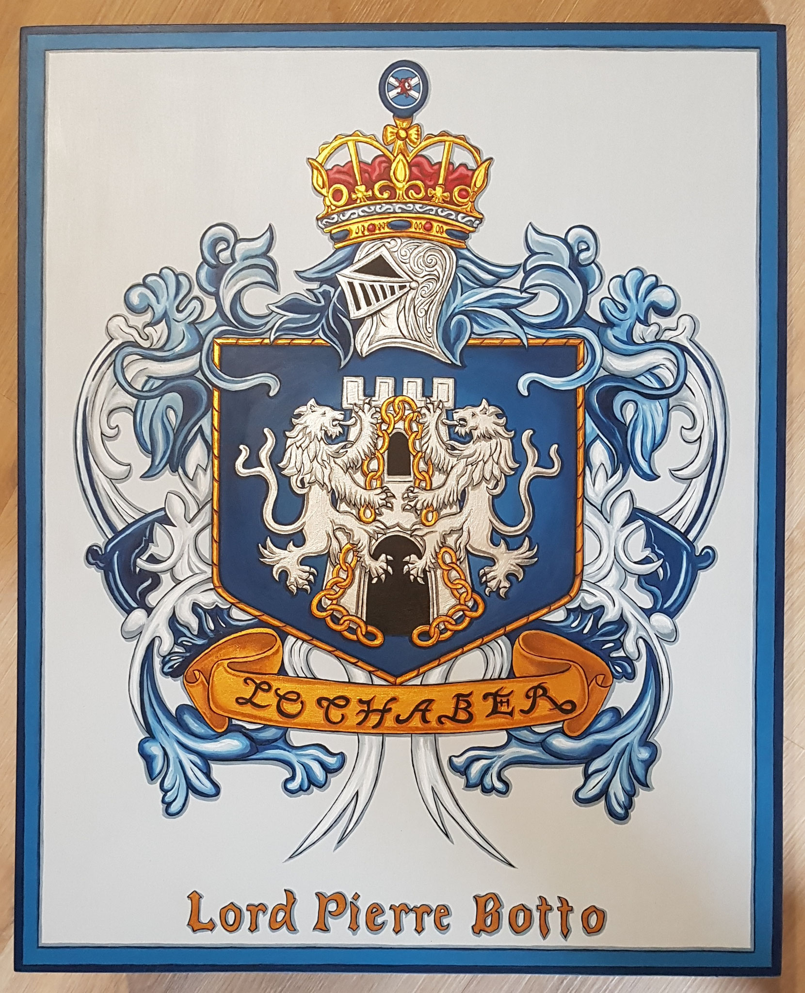 Titre écossais 50x70cm