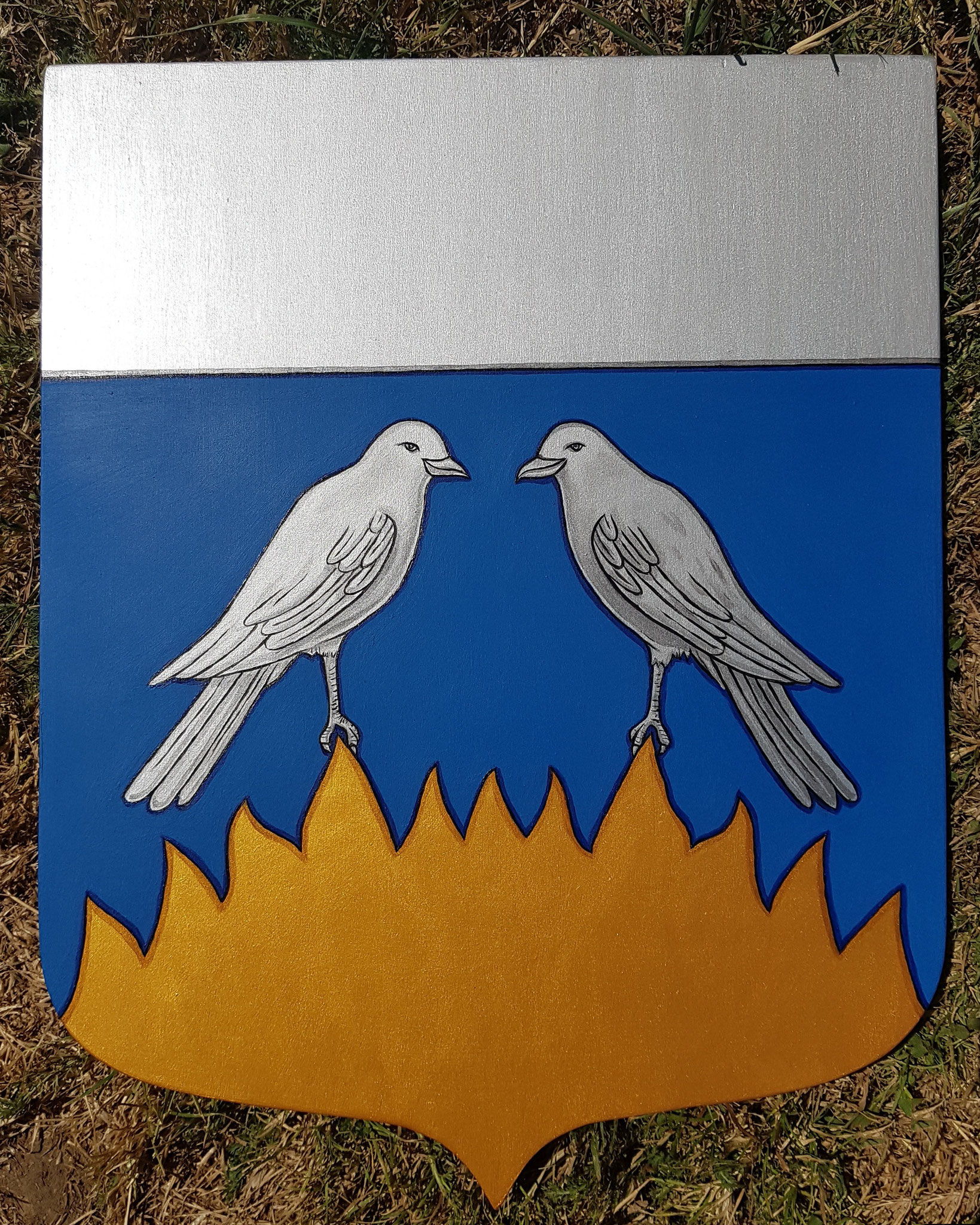 Armoiries de famille 30x38 cm