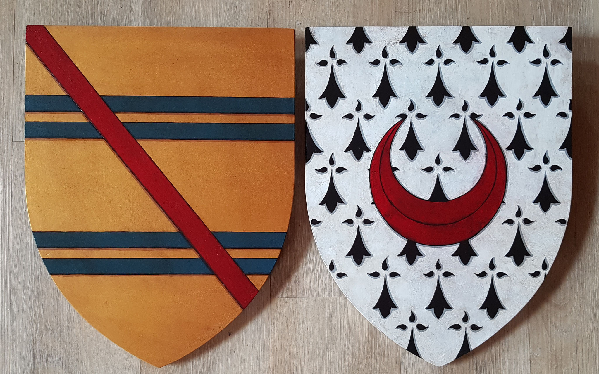 Armoiries de famille 30x38 cm