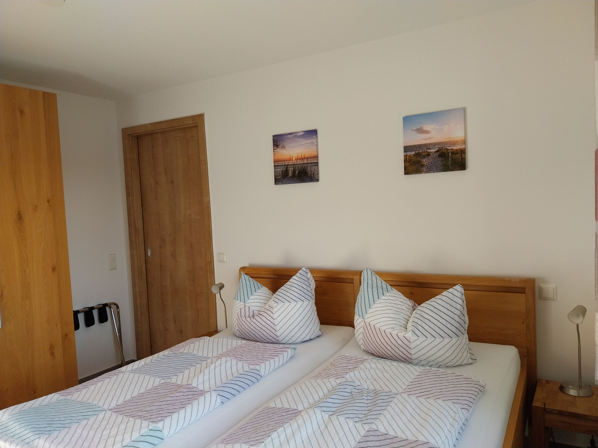 Fewo 6 Schlafzimmer mit Doppelbett