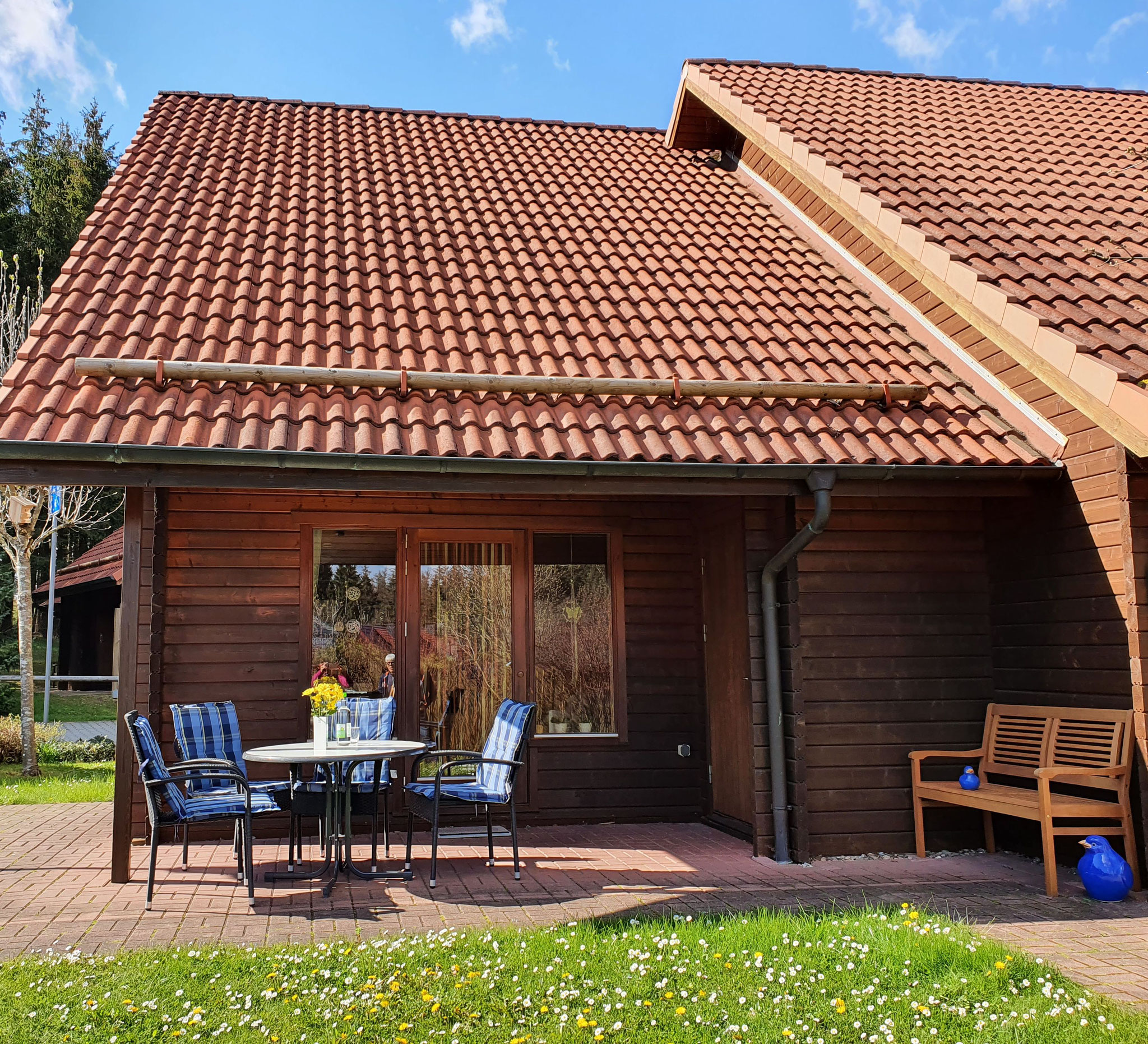 Sonnenterrasse mit Grill
