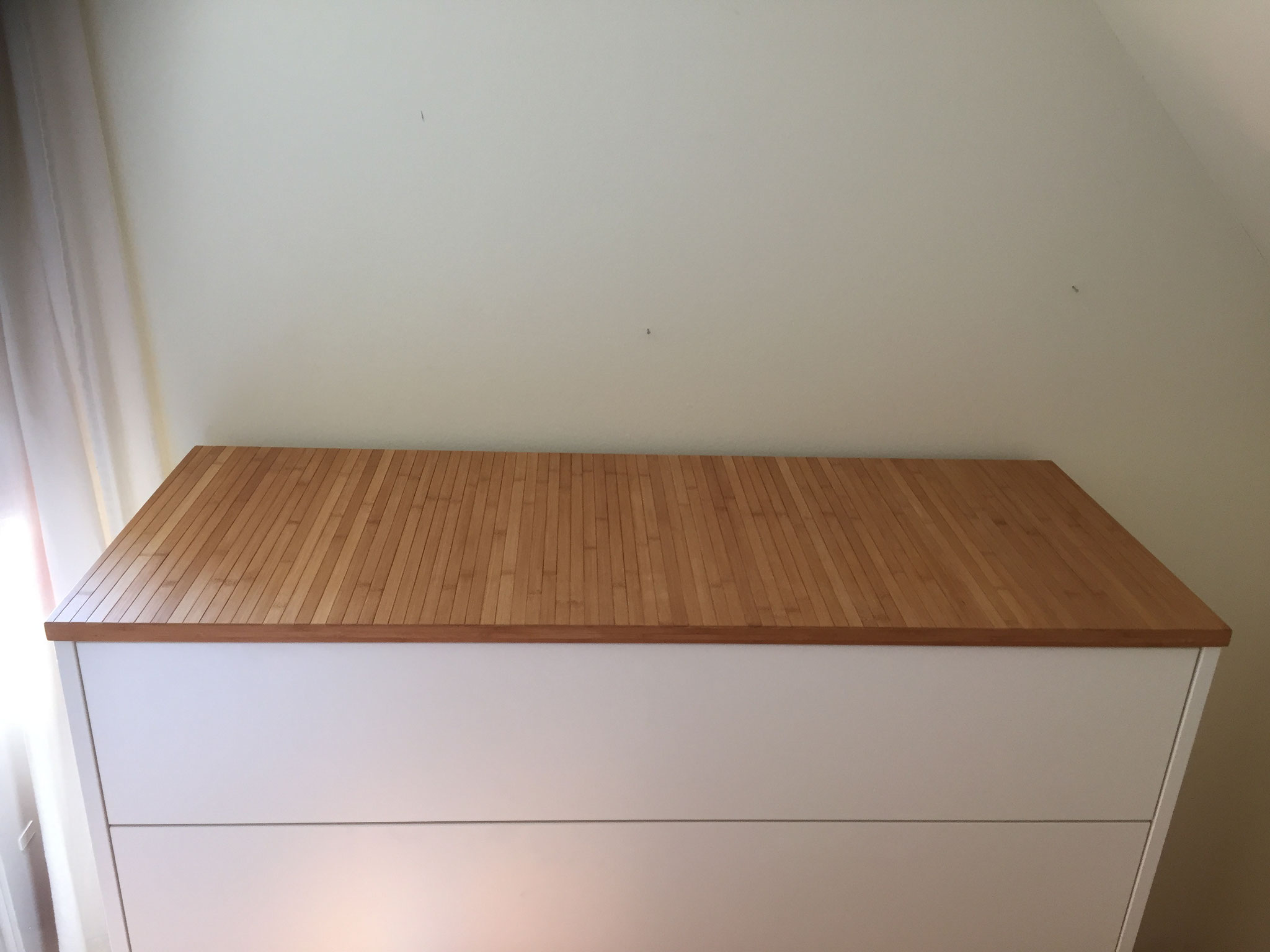 Kommode 1 Abdeckplatte Bambusflex karamell 15 x 2mm