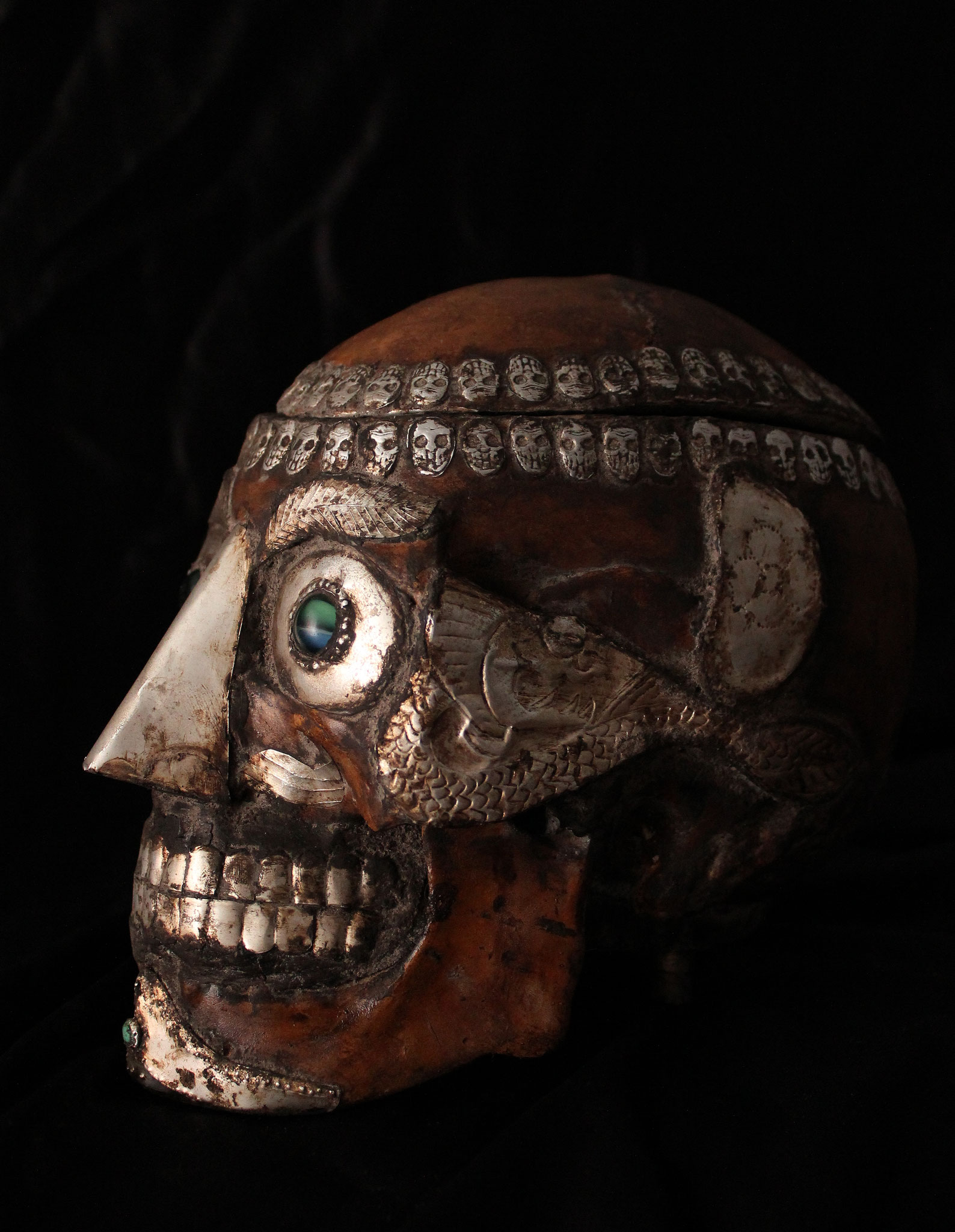 Tibetan Kapala Skull