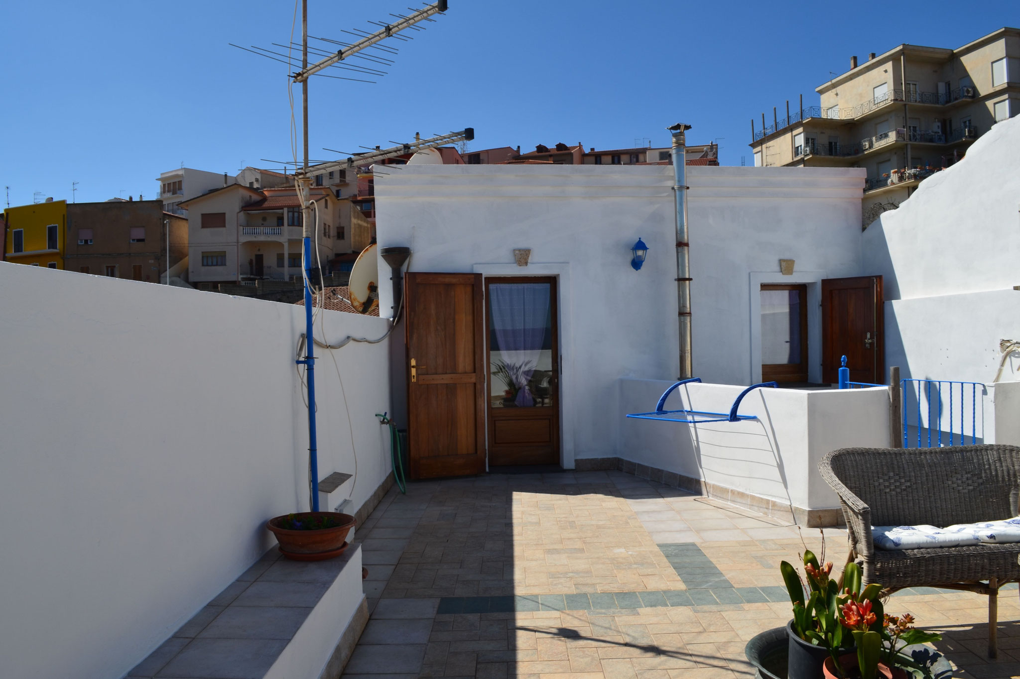 Terrazza privata della camera "Il Belvedere"