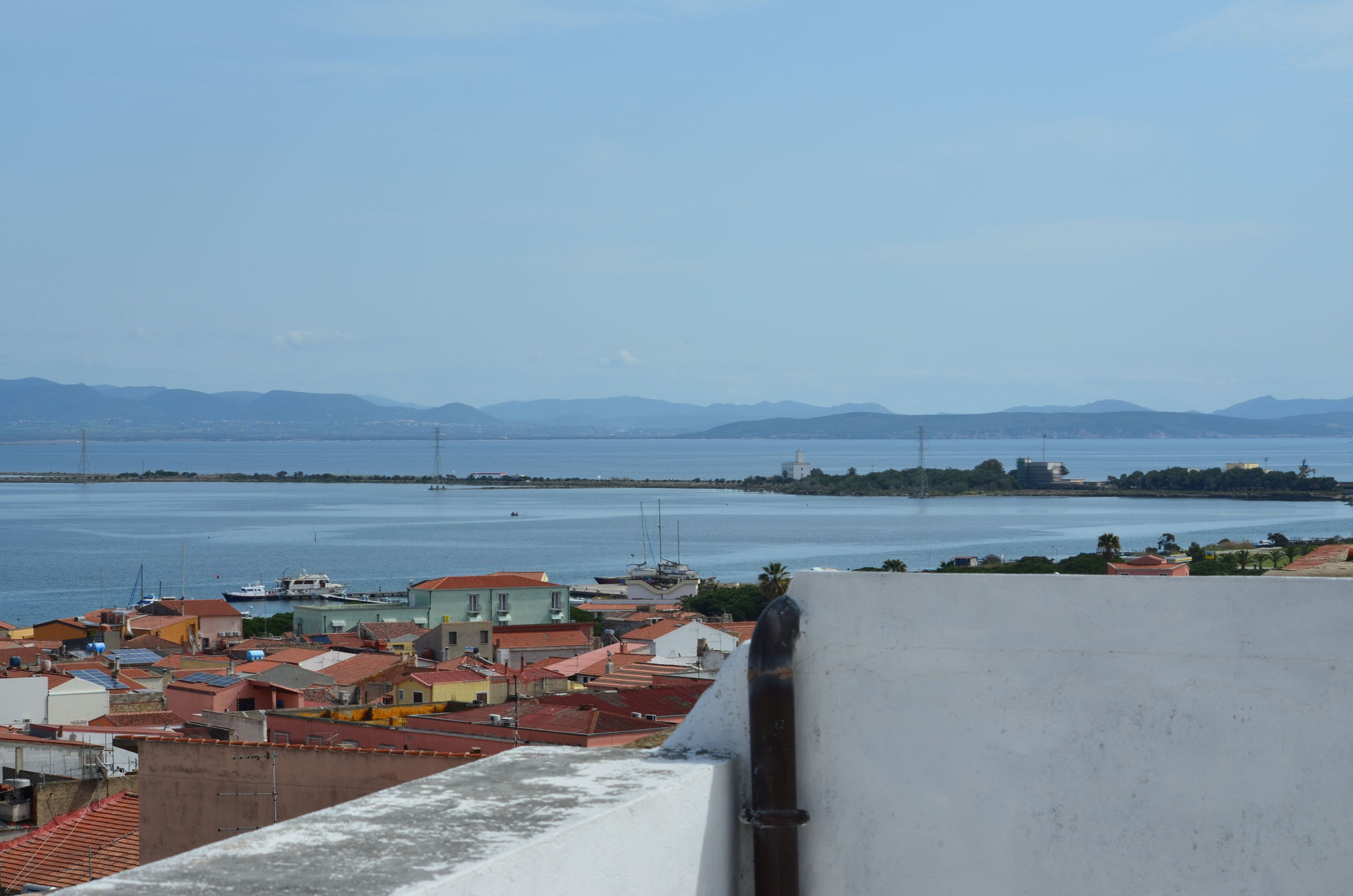 Vista dalla terrazza privata della camera "Il Belvedere"