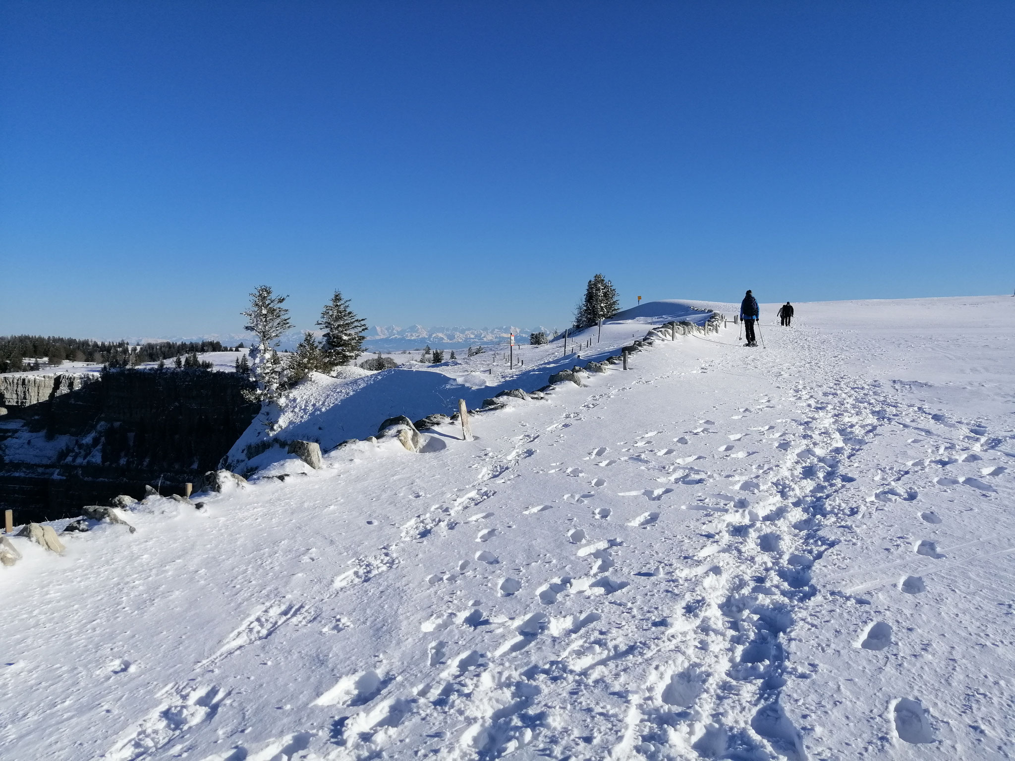 Fast einsame Wanderung entlang der Krete