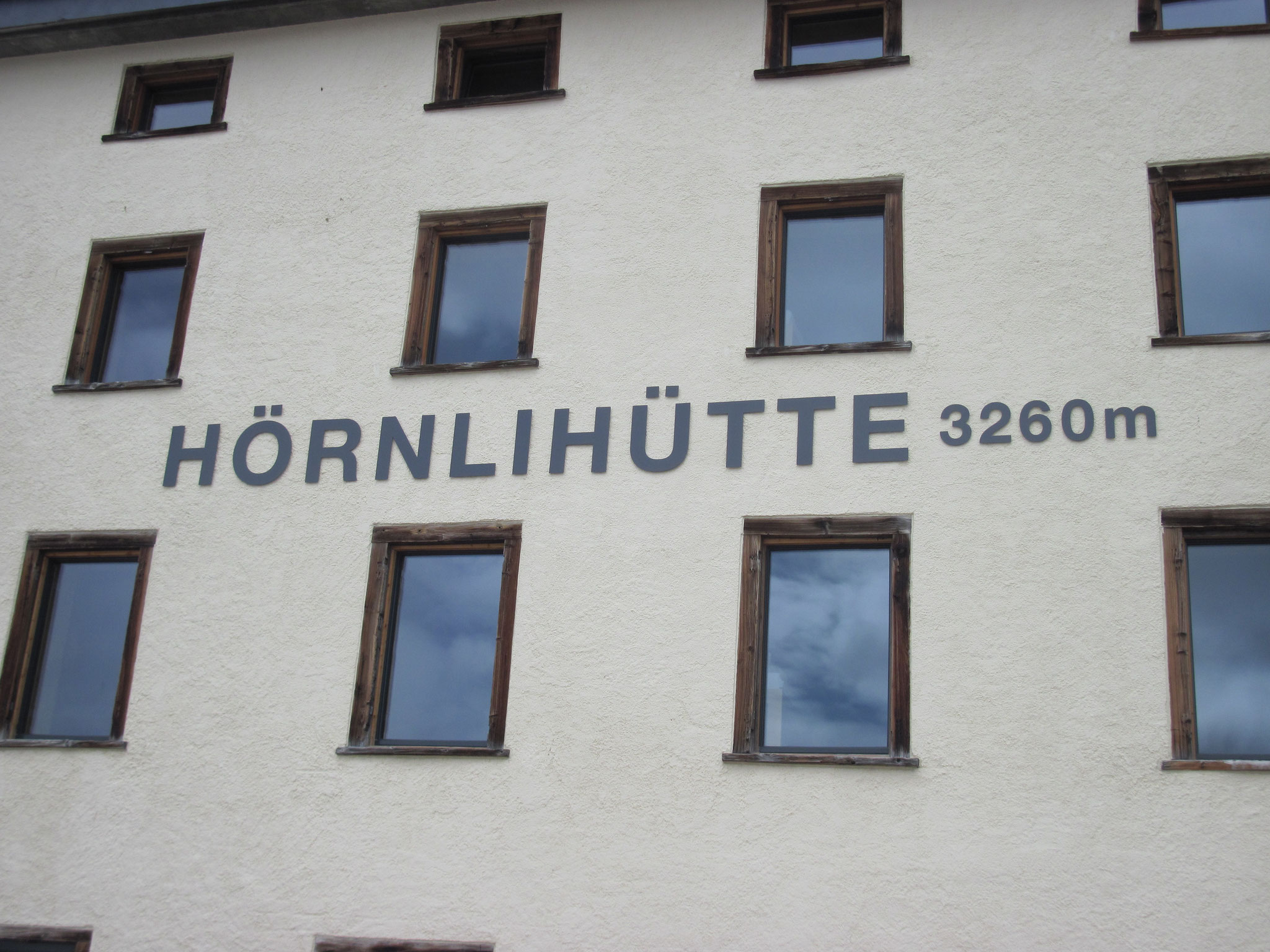 Die Hörnlihütte am Fuss des Matterhorns