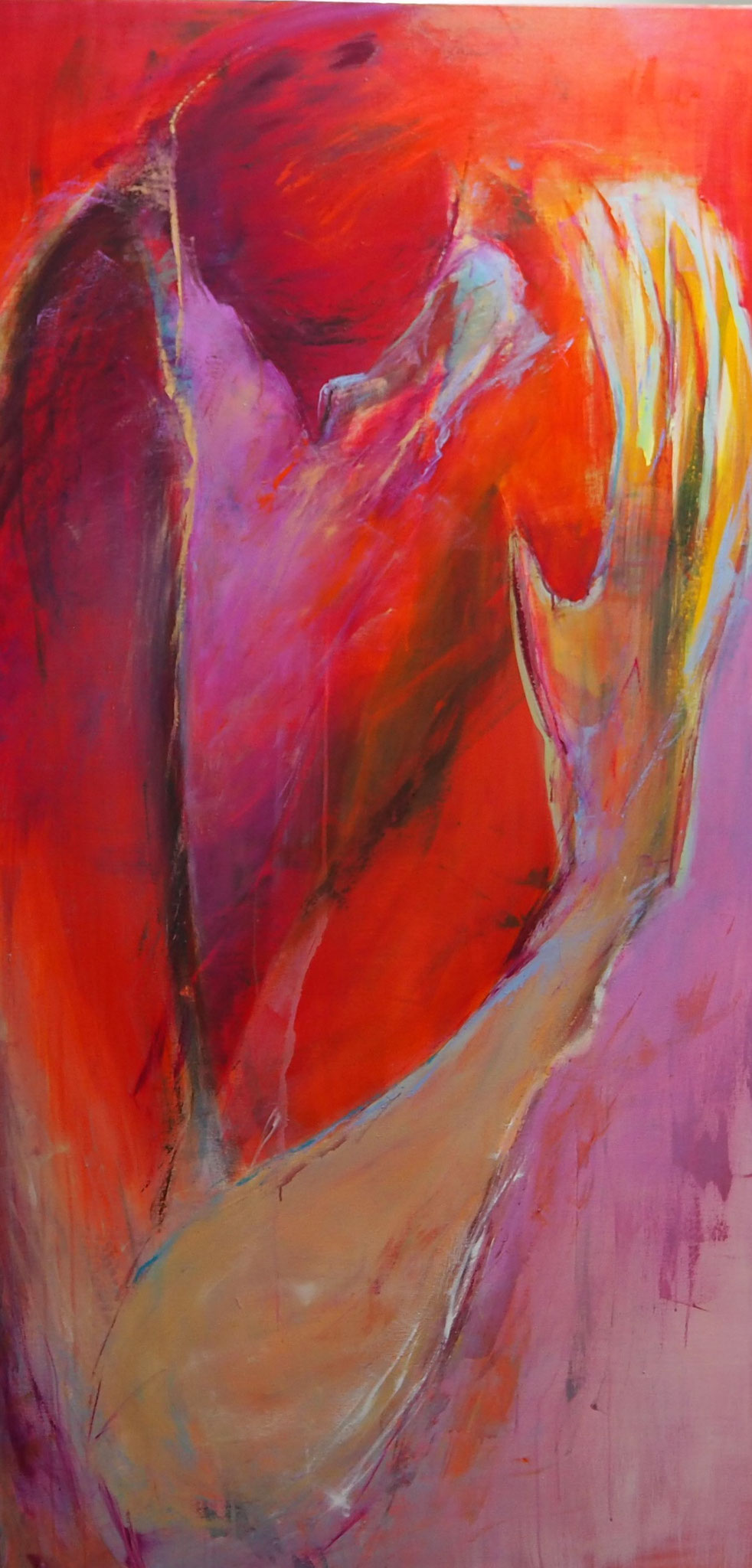 Rote Handlung / 100 x 200 / 2019