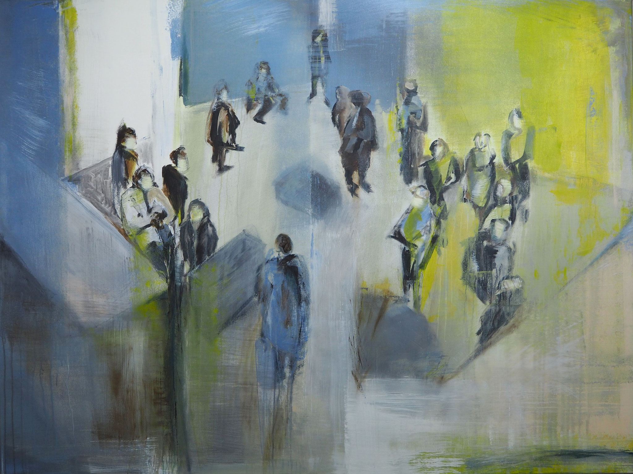 Raumsucher |  Acryl auf Leinwand  |  120 x 160  |  2016