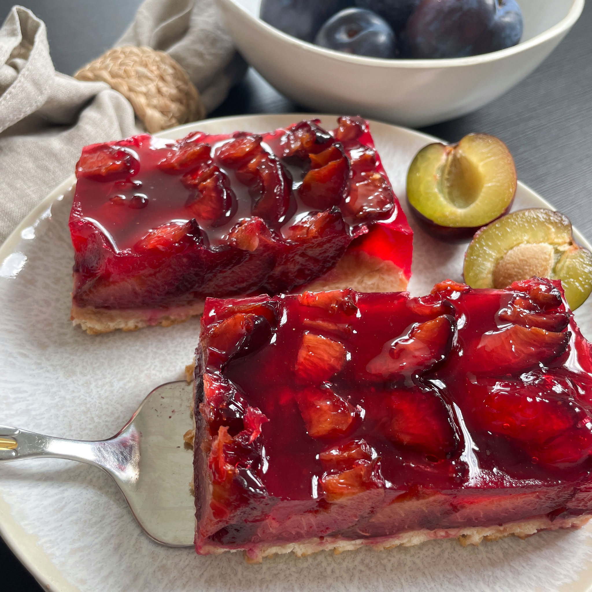Offener Zwetschenkuchen