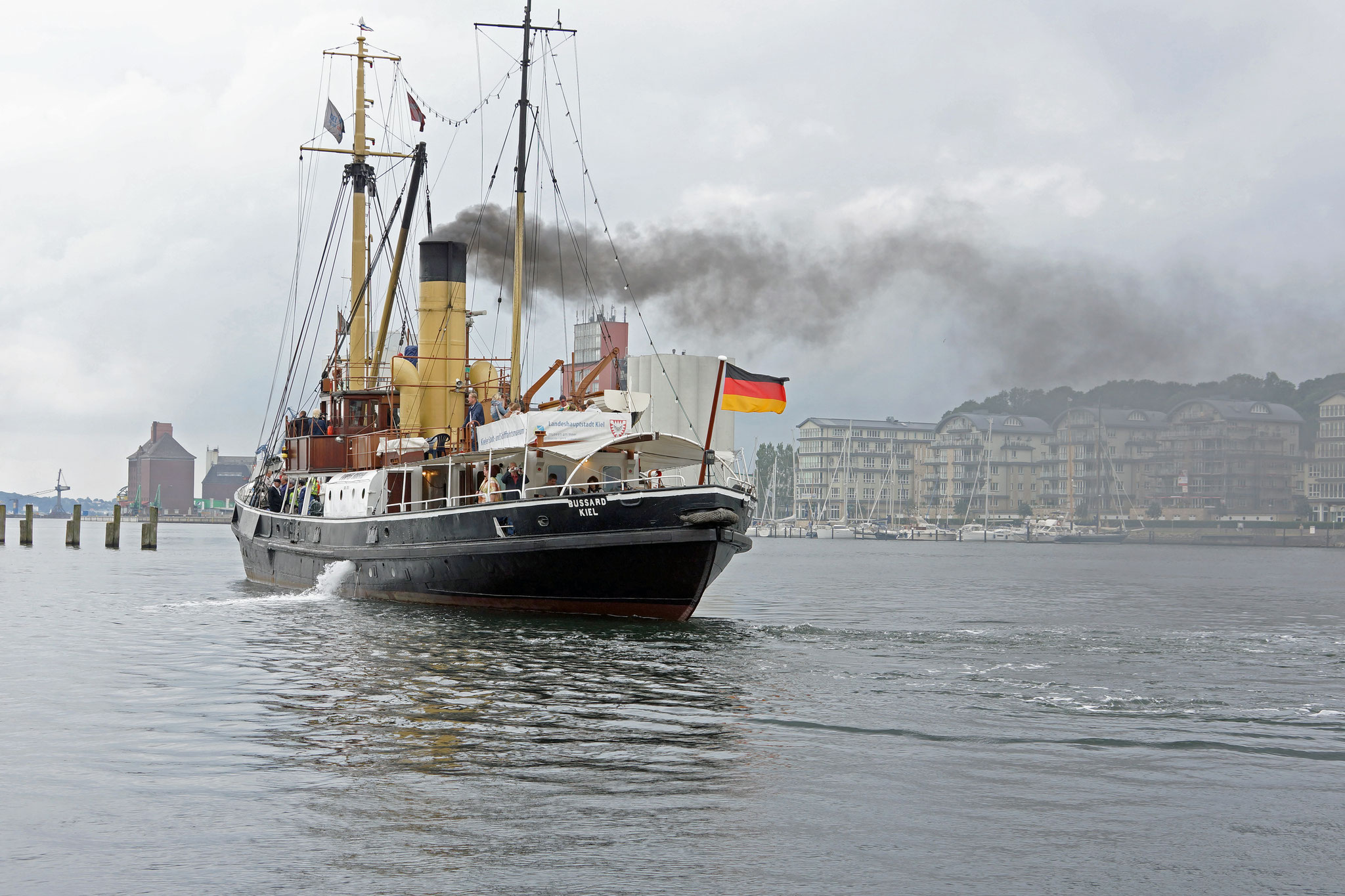 Dampfrundum - Hafen Flensburg