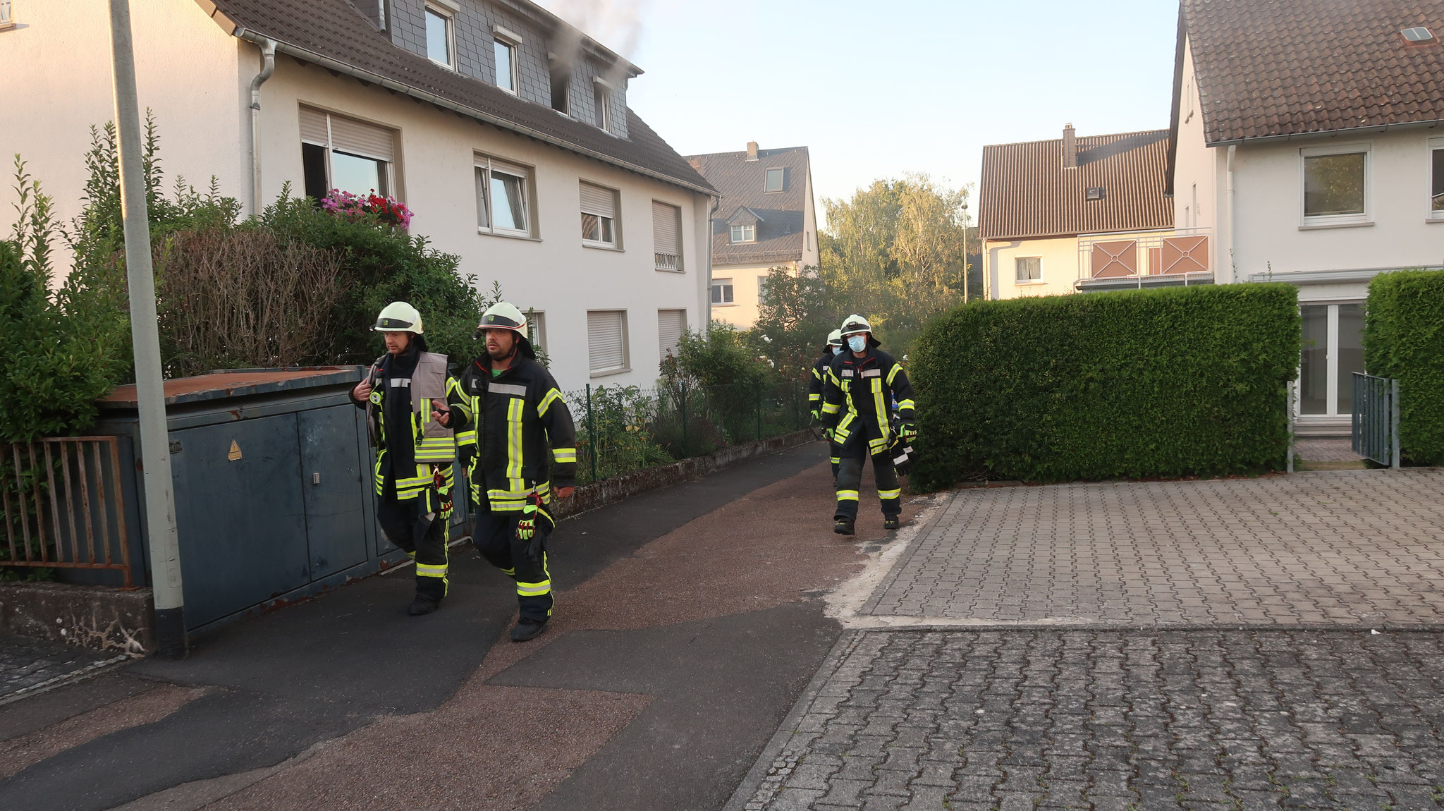 Brand in Mehrfamilienhaus - Foto: FF Limburg