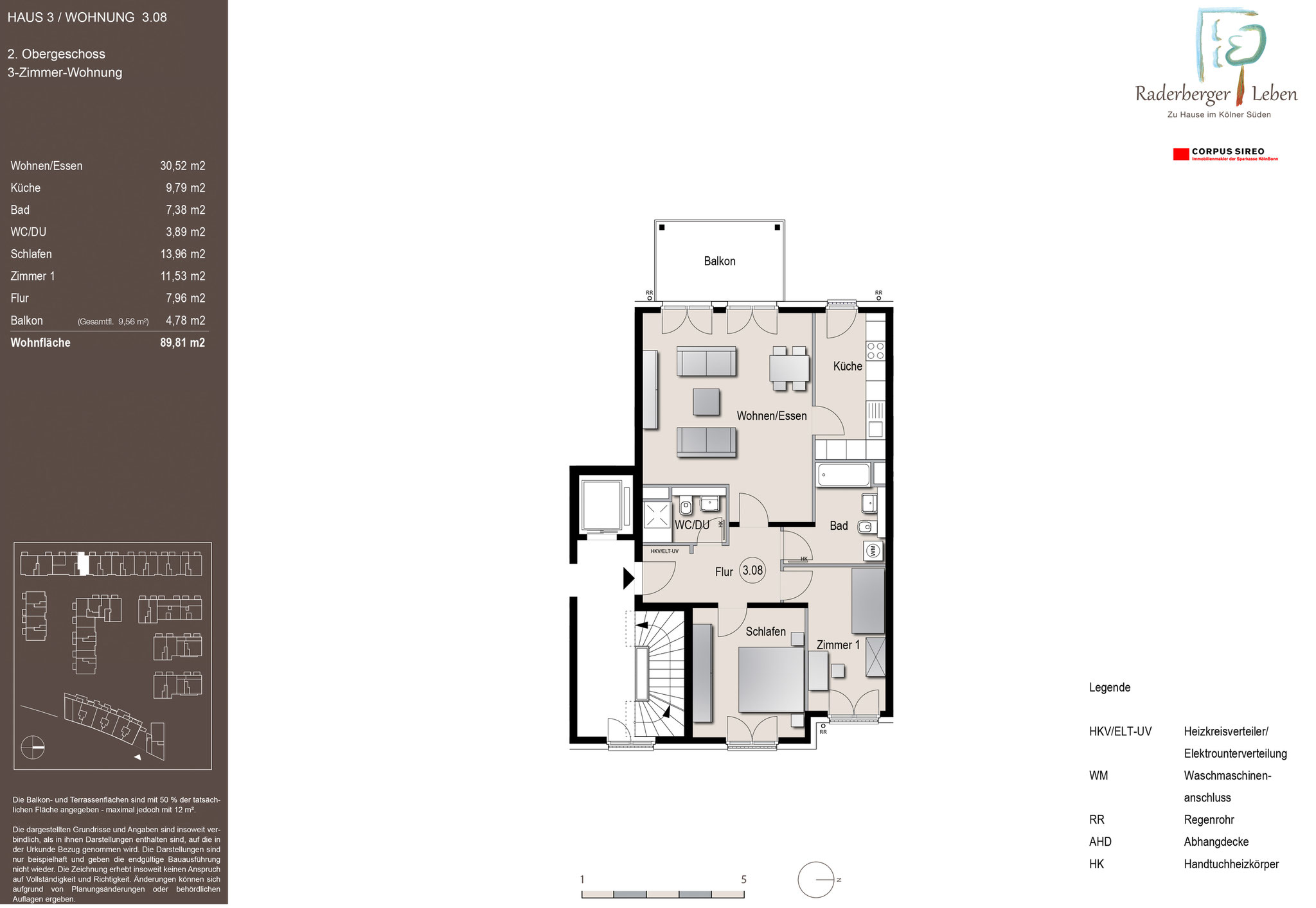 gestalteter Grundriss