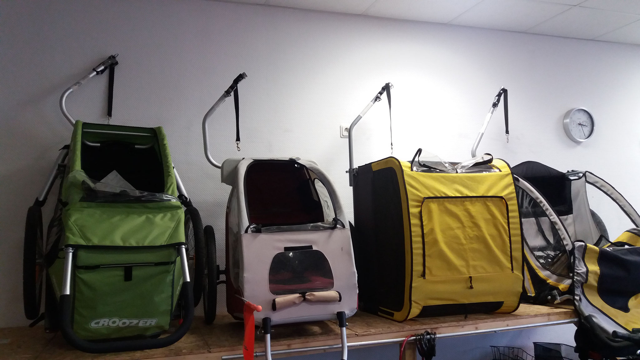 Kinderanhänger von 3 Mon. bis 1 Jahr  (Hängematte für Baby inkl.)