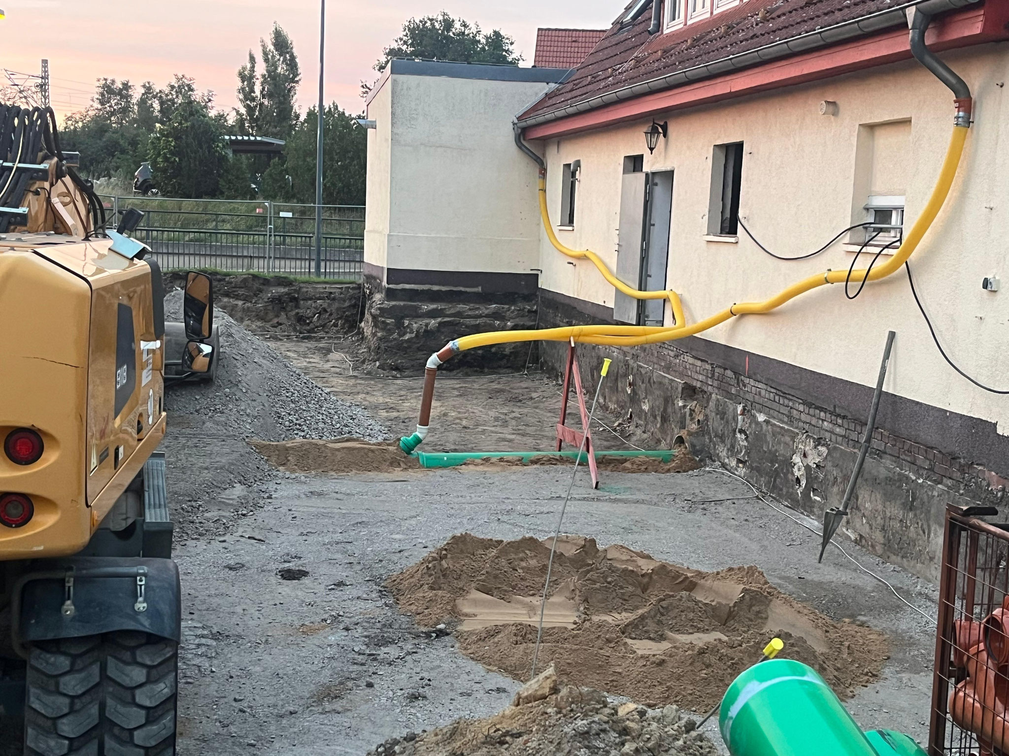 08/2025 Neuverlegung der Regenwasserleitung