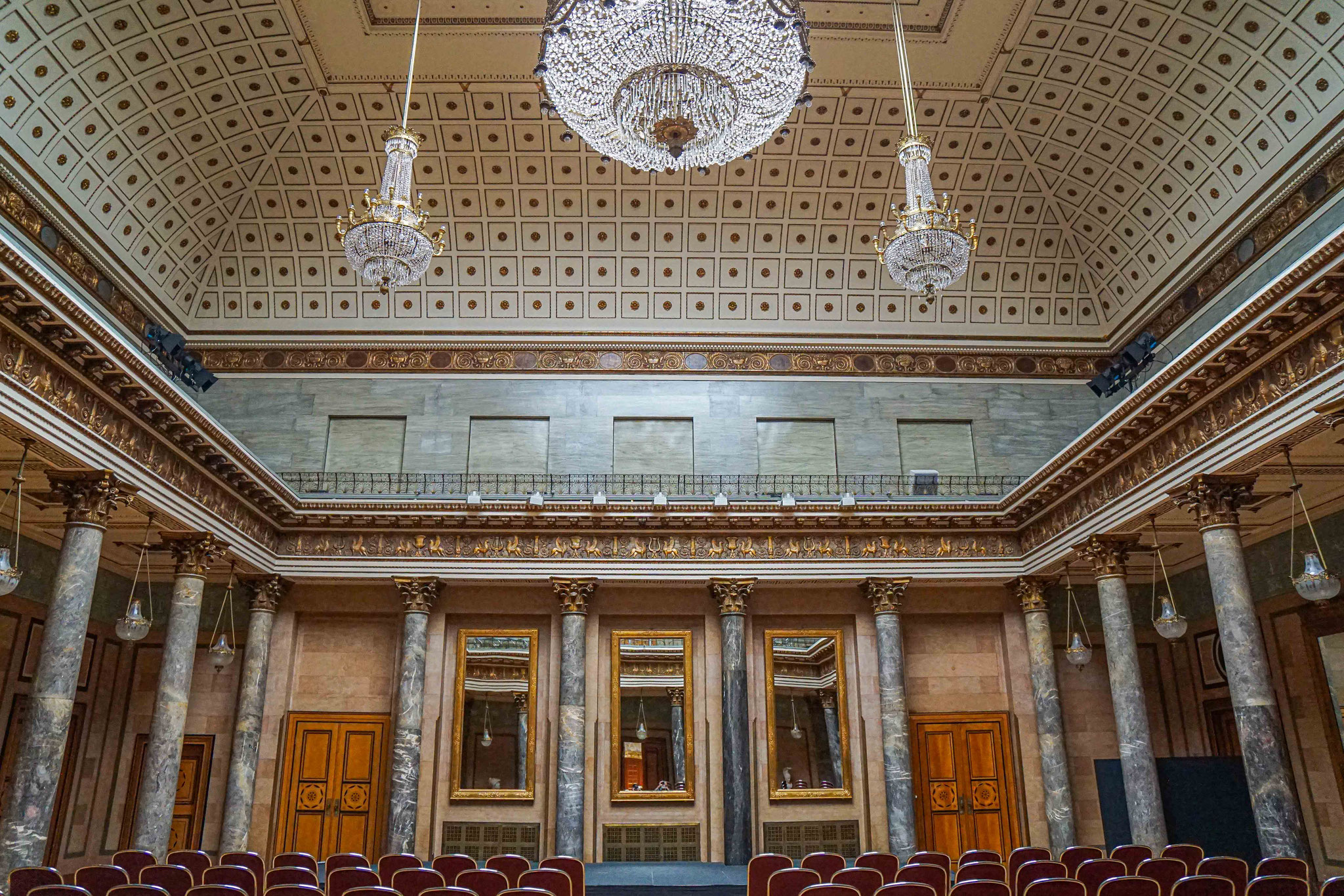 Einer der Festsäle im Wiesbadener Kurhaus