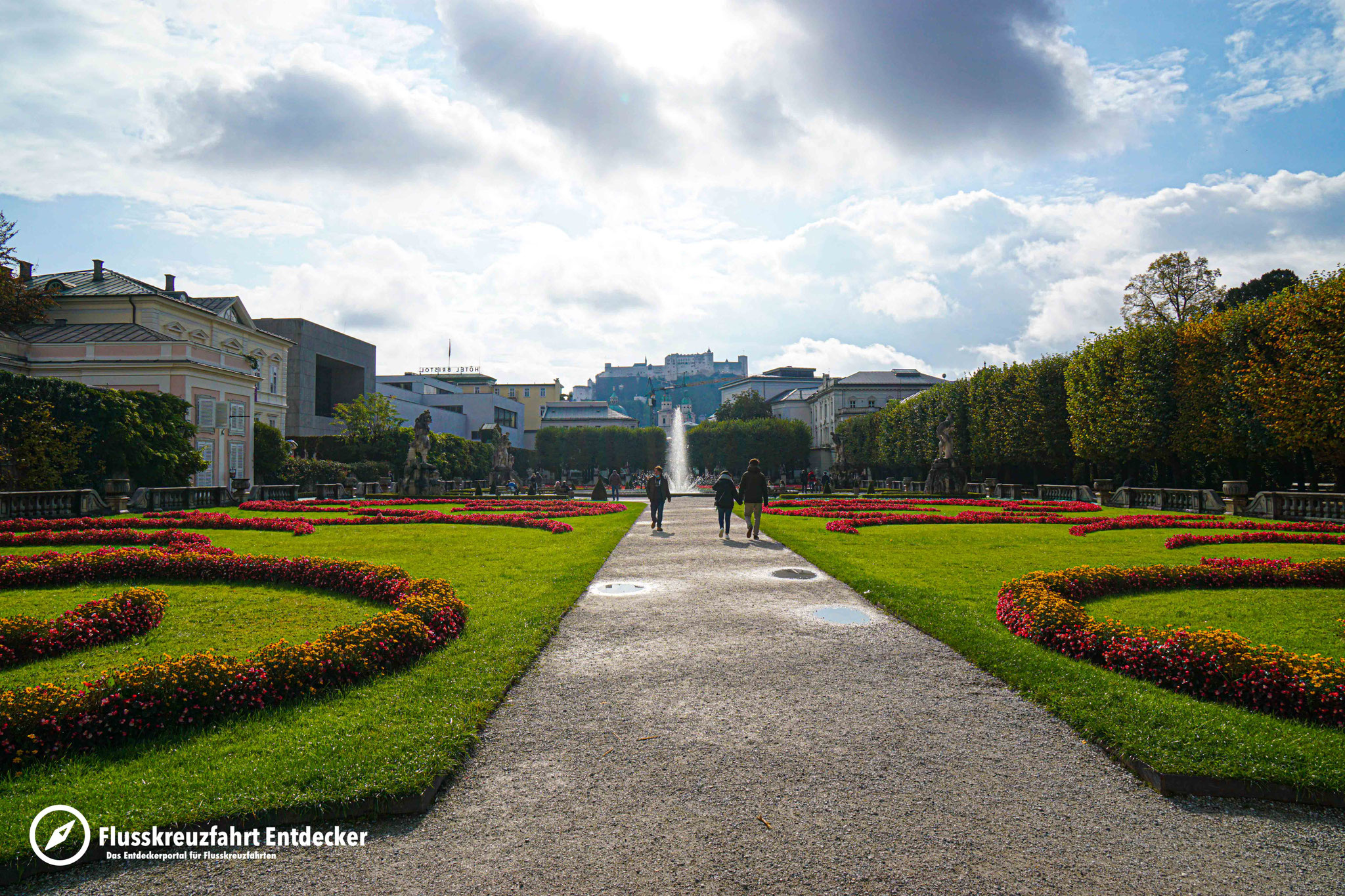 Der Mirabell-Garten in Salzburg