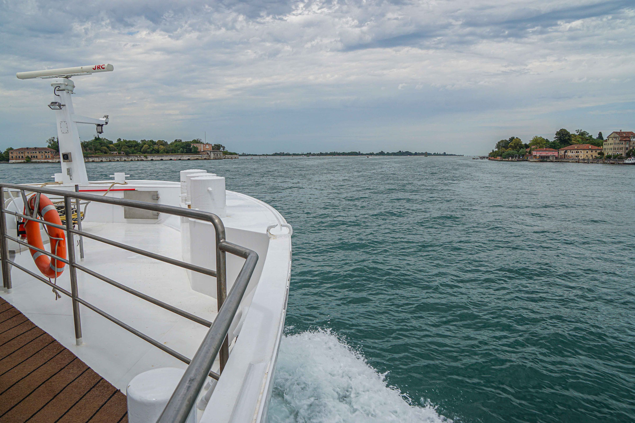 Auf Scenic Sailing durch die Lagune von Venedig