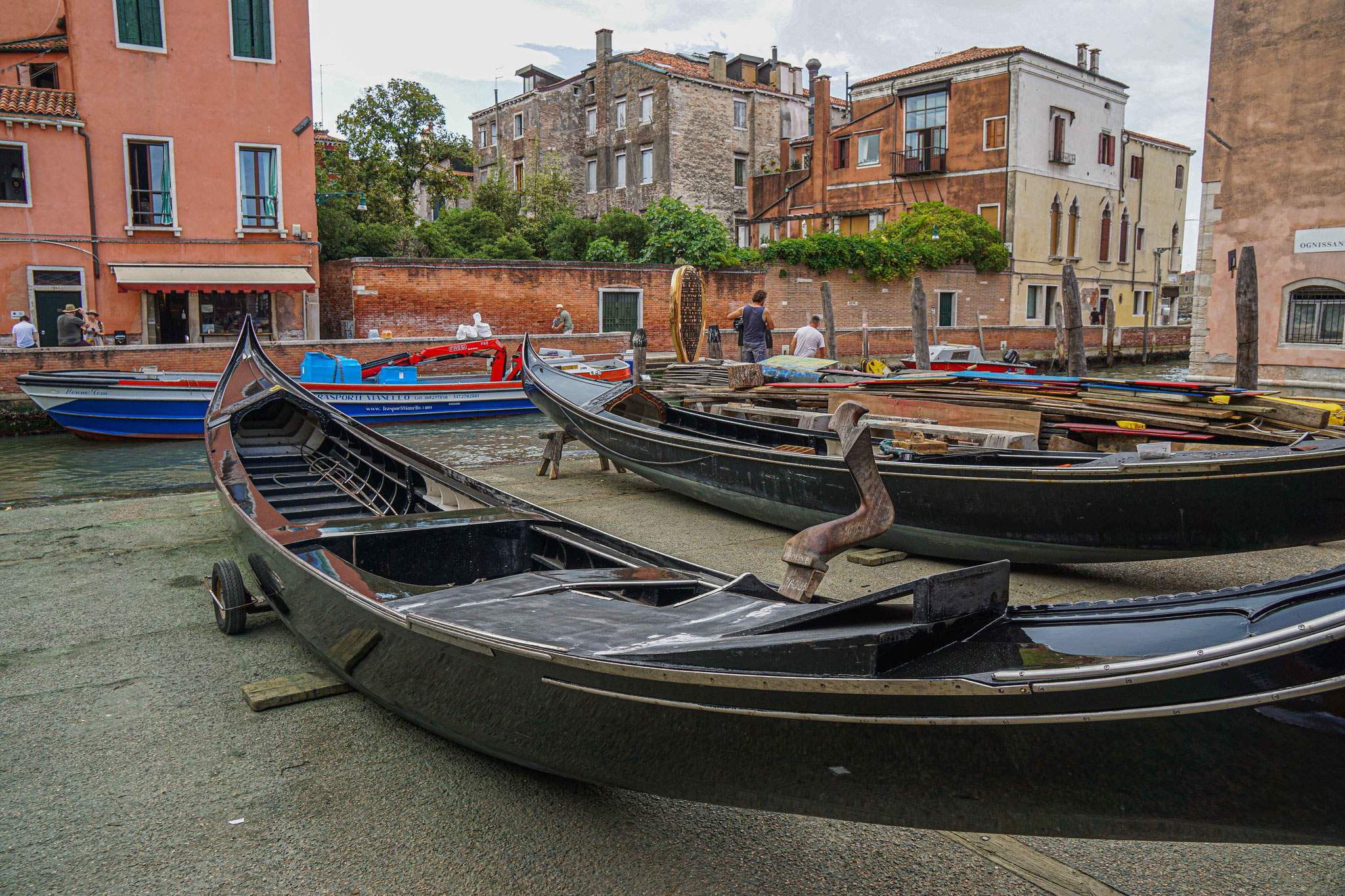 Besuch einer traditionellen Gondola-Werft