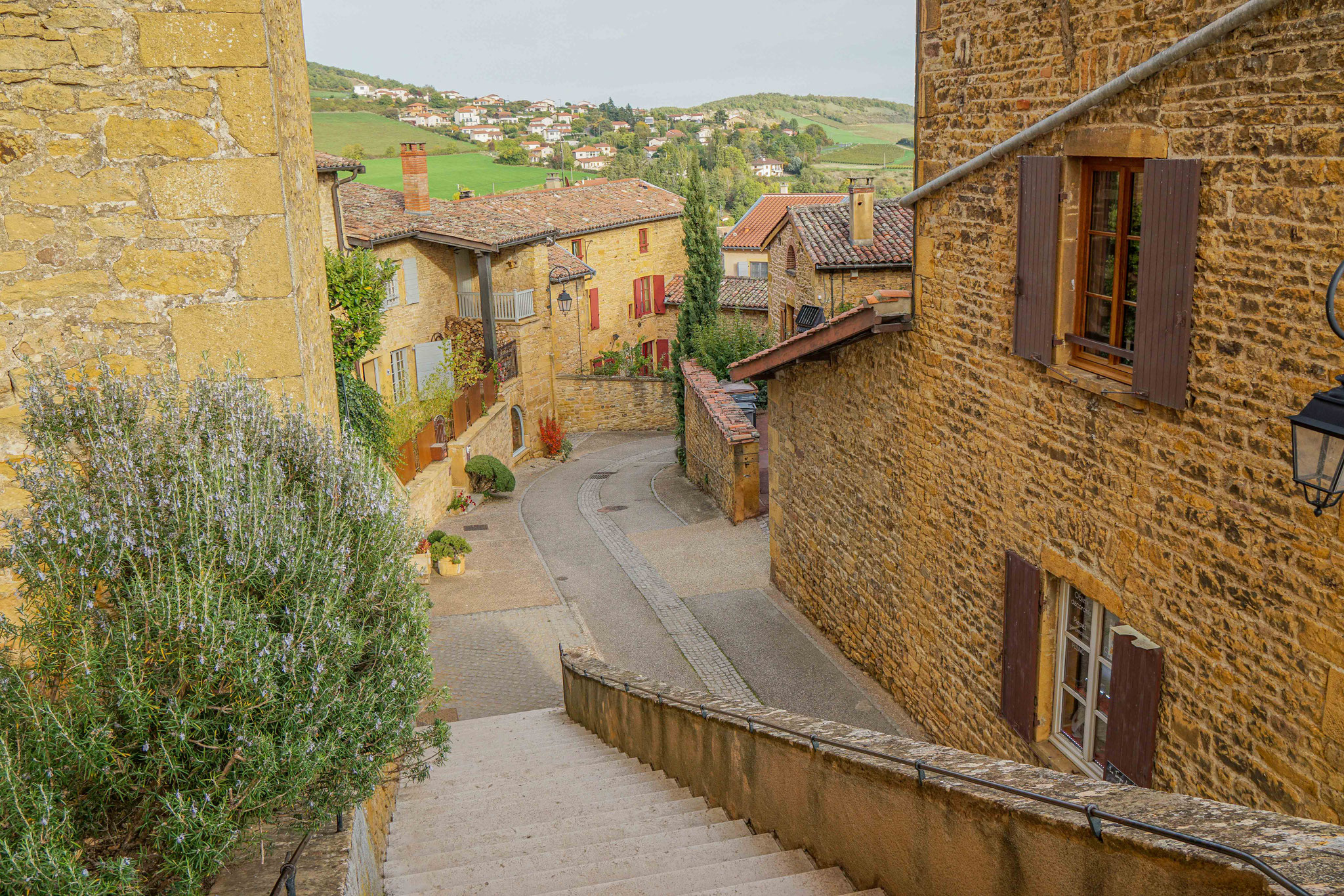 Unterwegs im wunderschönen Dorf Oingt