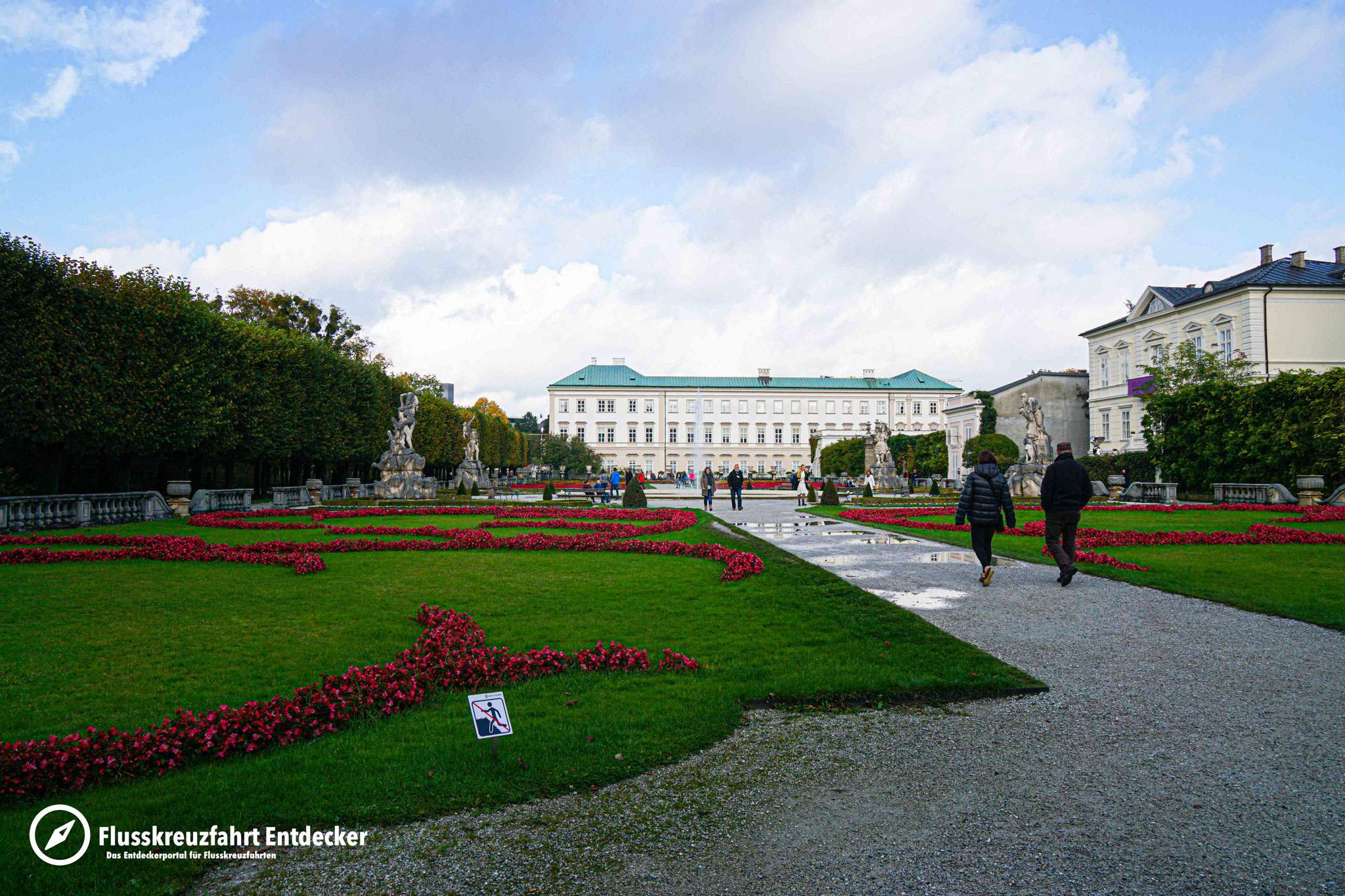 Der Mirabell-Garten in Salzburg