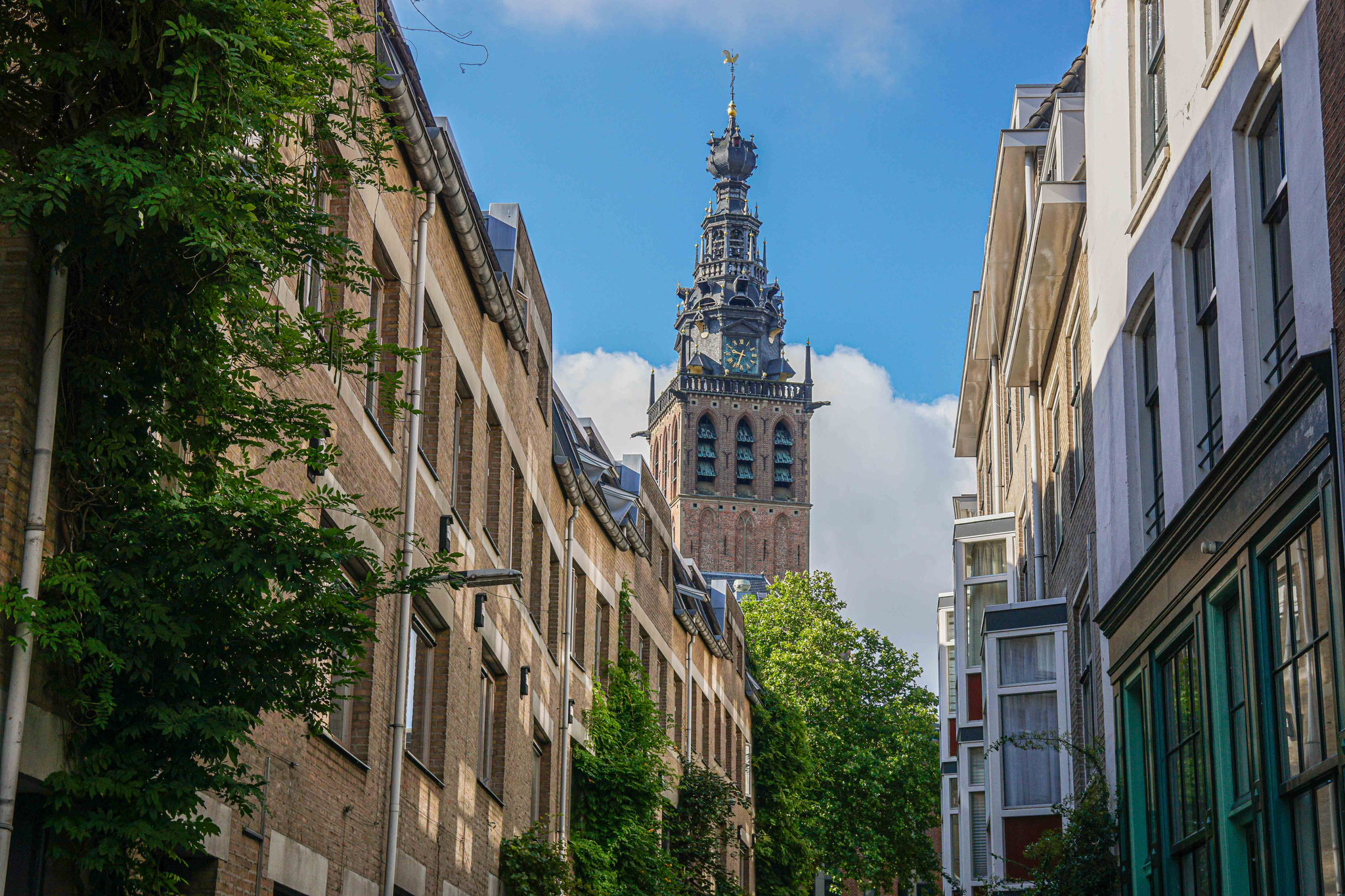 Hübsche Fotos lassen sich in den Gässchen Nijmegens machen
