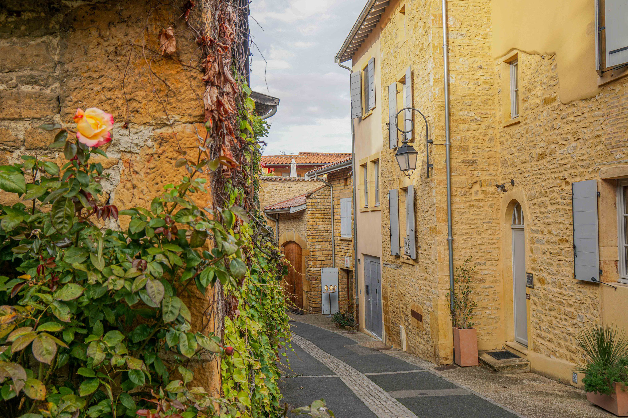 Unterwegs im wunderschönen Dorf Oingt