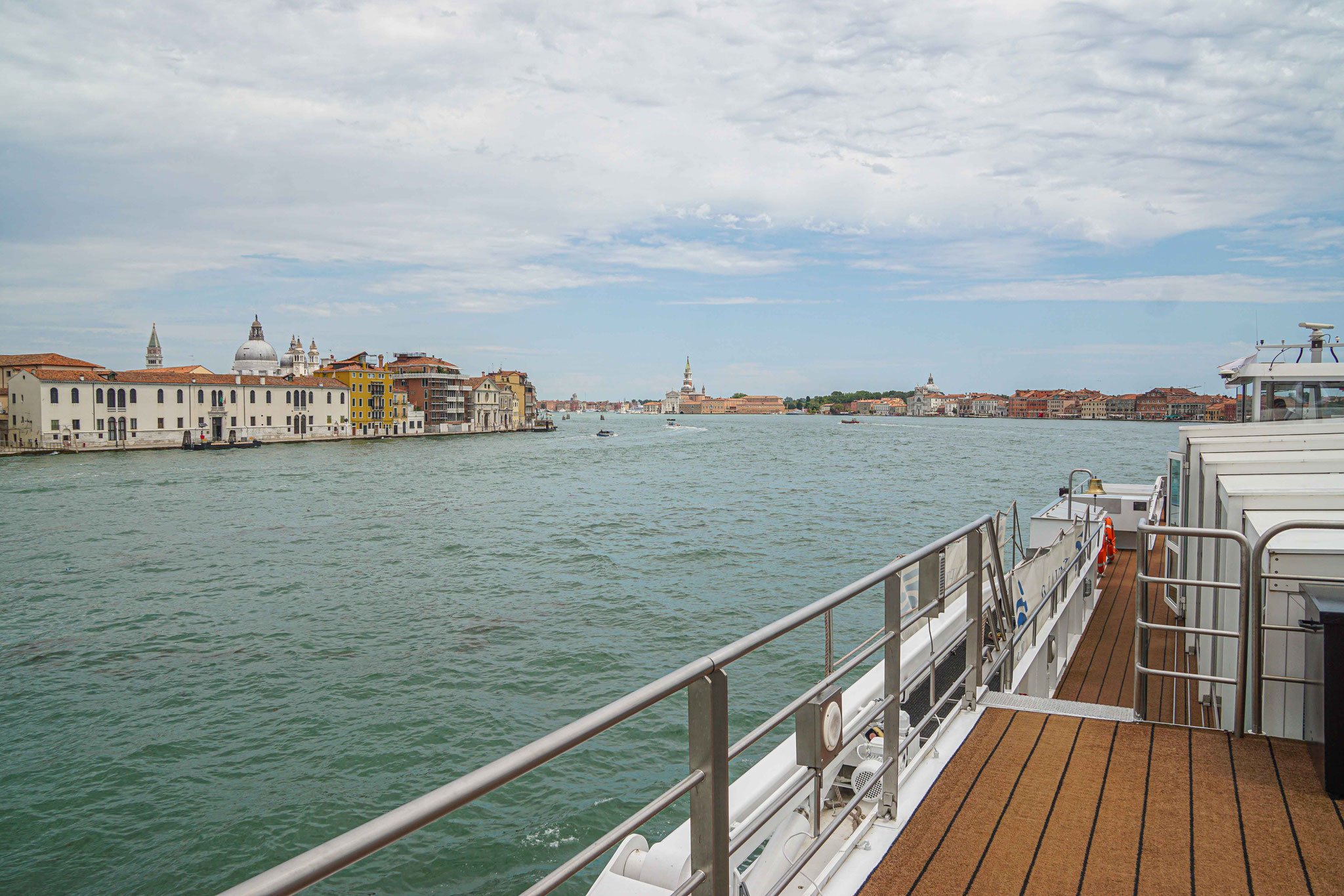 Auf Scenic Sailing durch die Lagune von Venedig