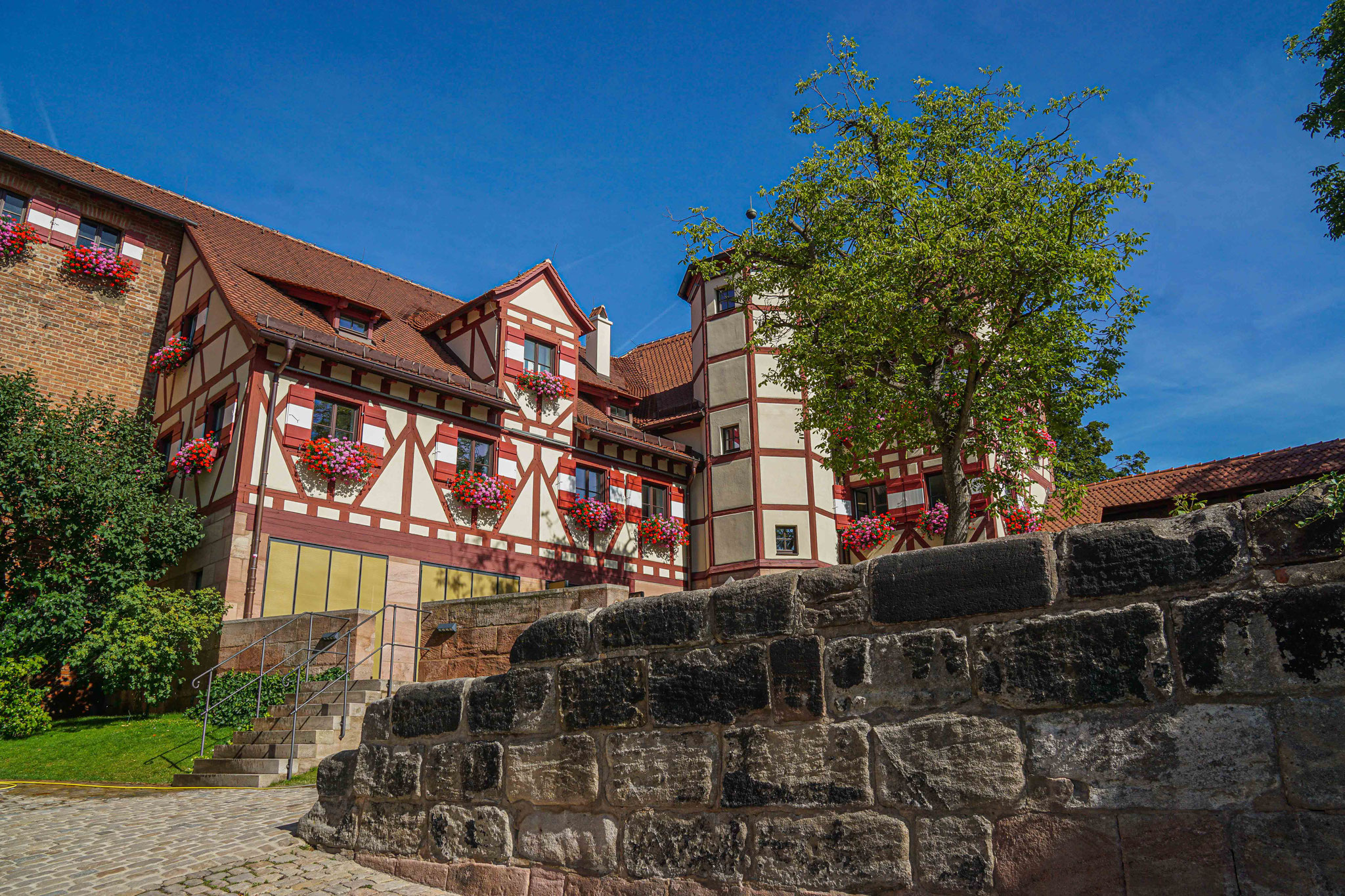 An der Kaiserburg in Nürnberg