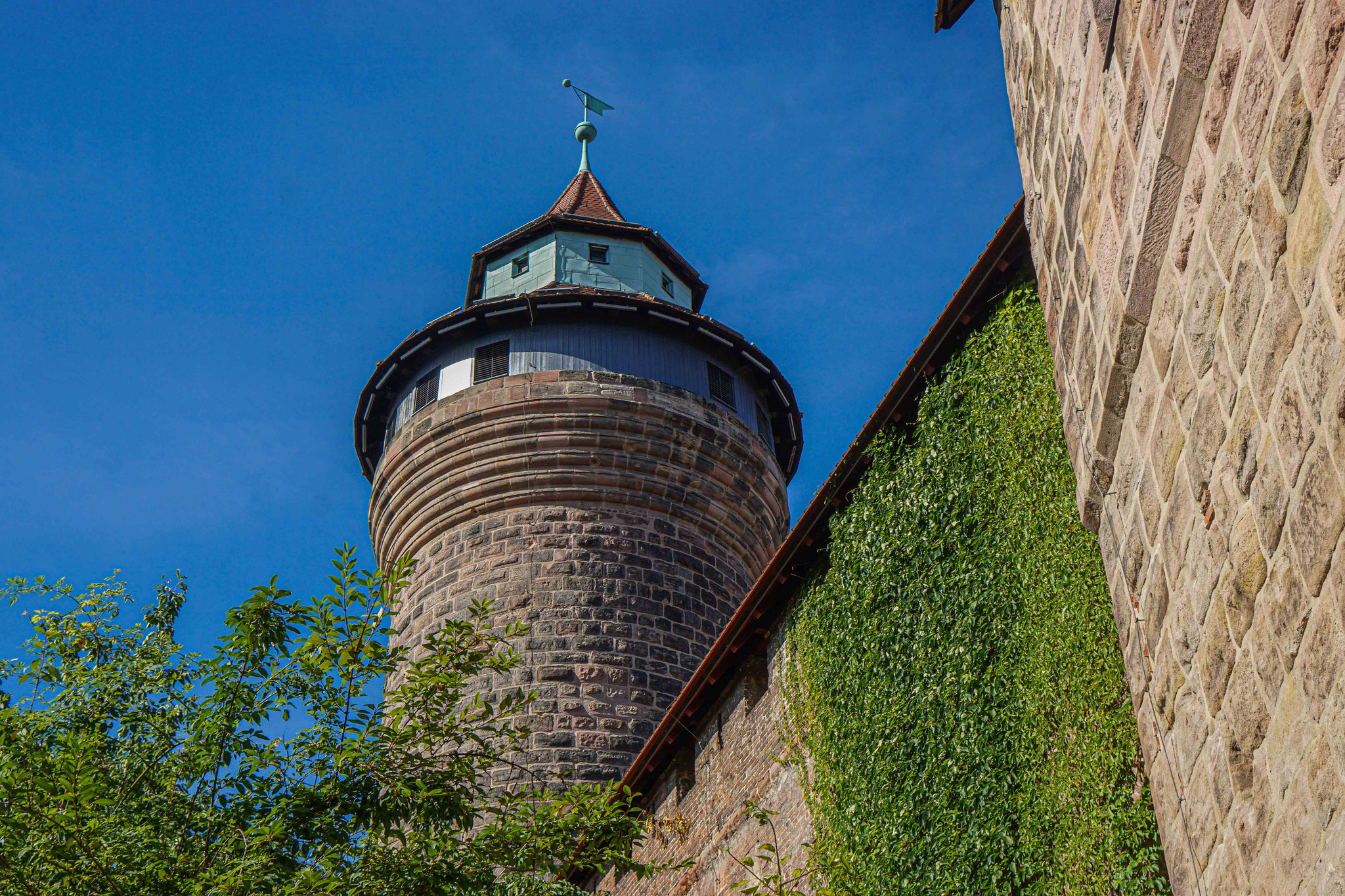 An der Kaiserburg in Nürnberg