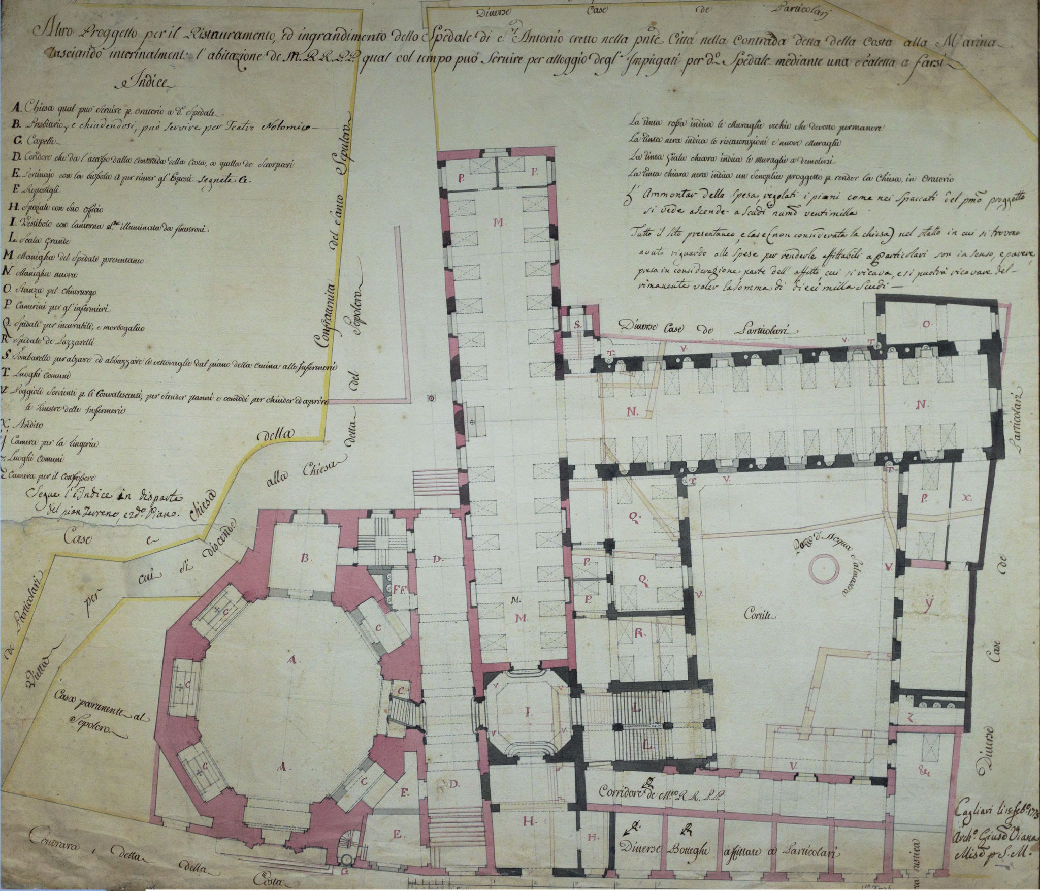 Progetto G.Viana 1773 