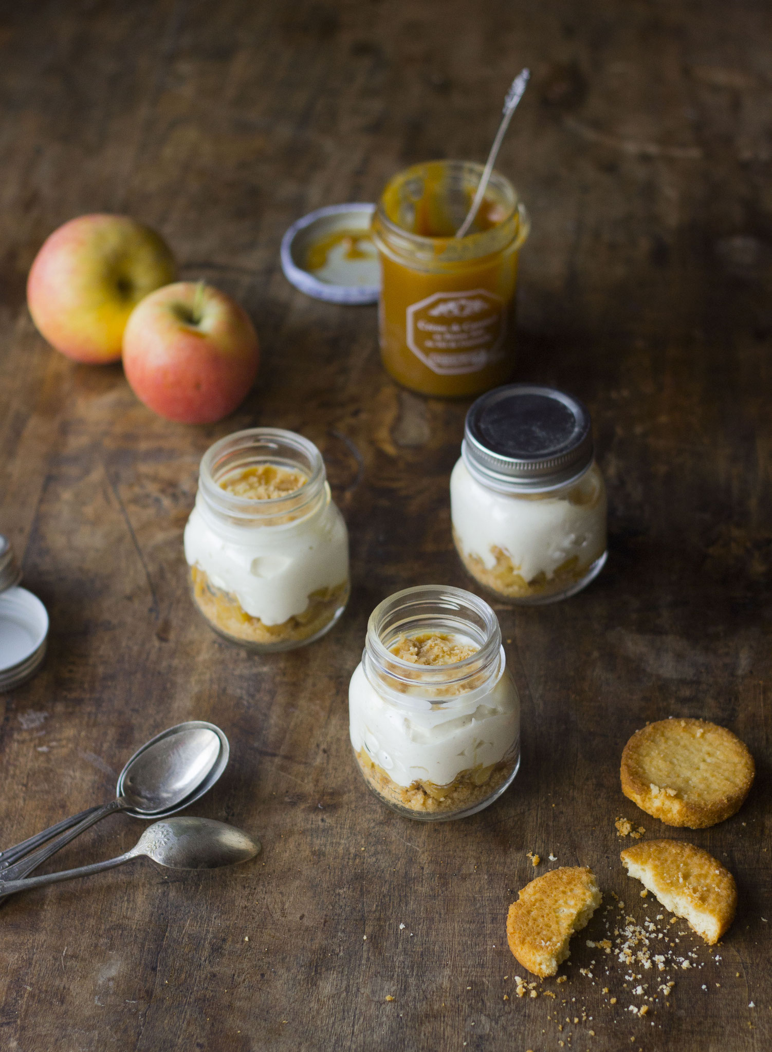 Cheesecakes Sans Cuisson Pommes Caramel Lady Coquillette