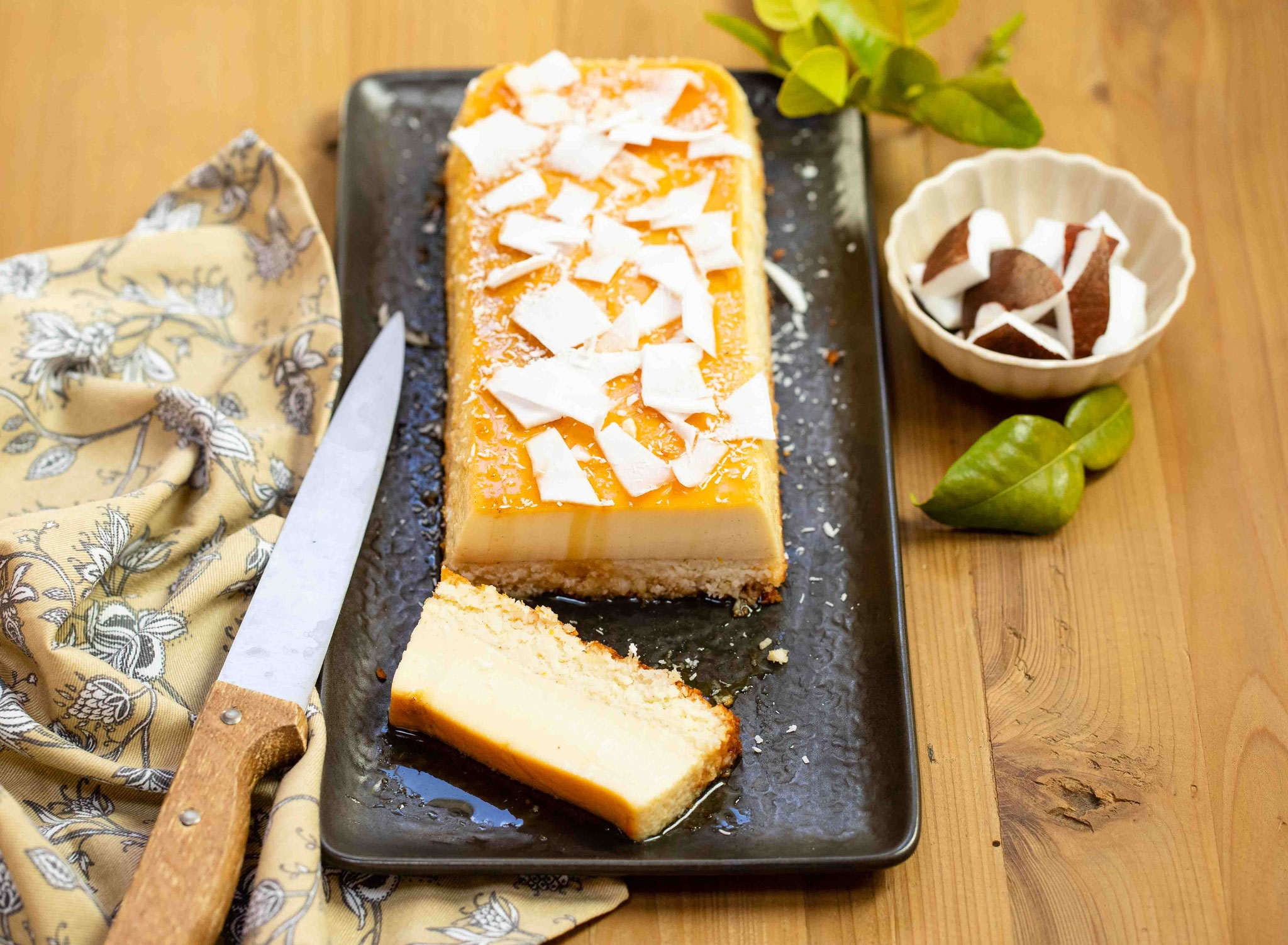 Flan antillais à la noix de coco