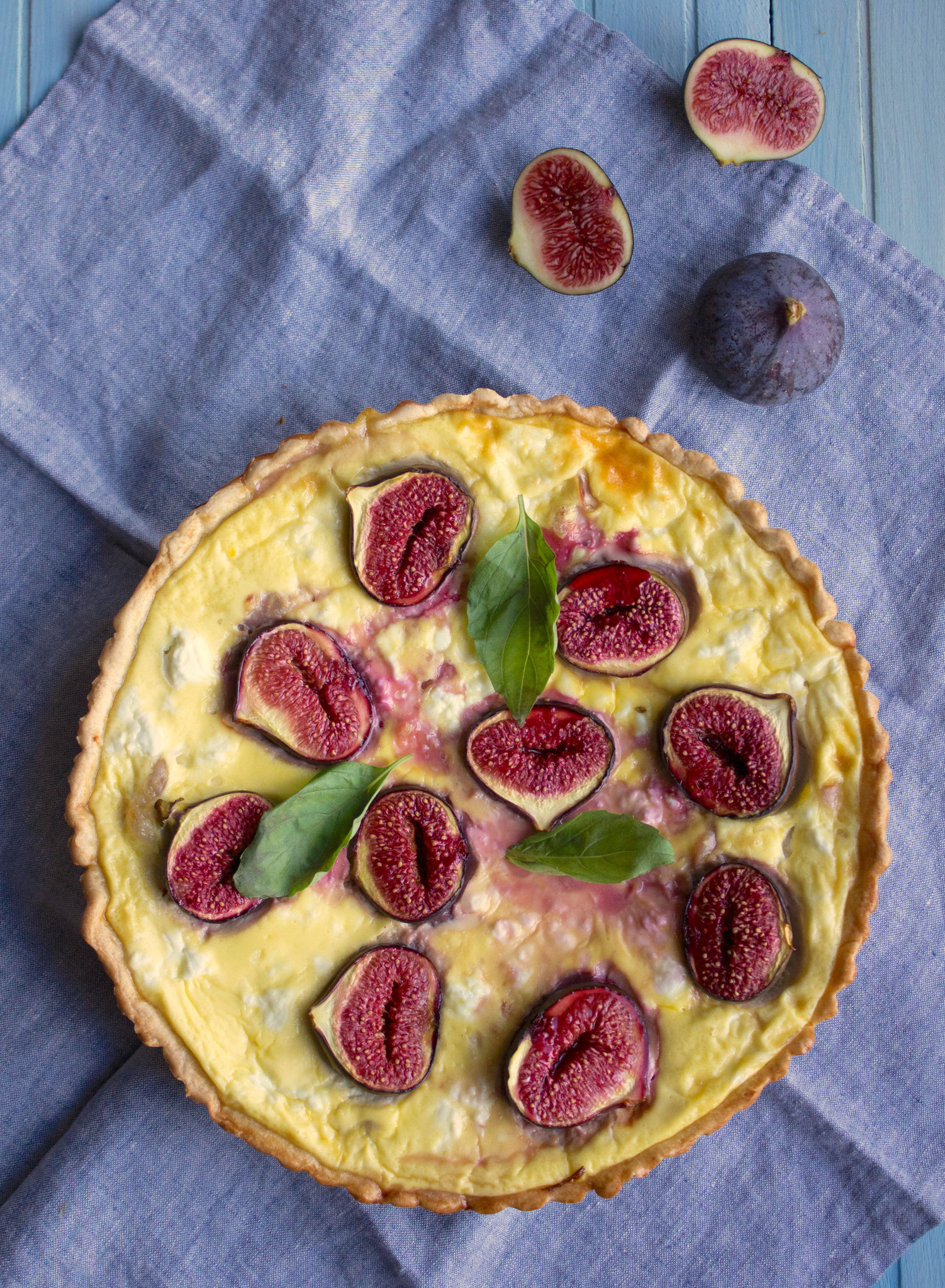 Quiche Au Chevre Frais Figues Et Jambon De Bayonne Lady
