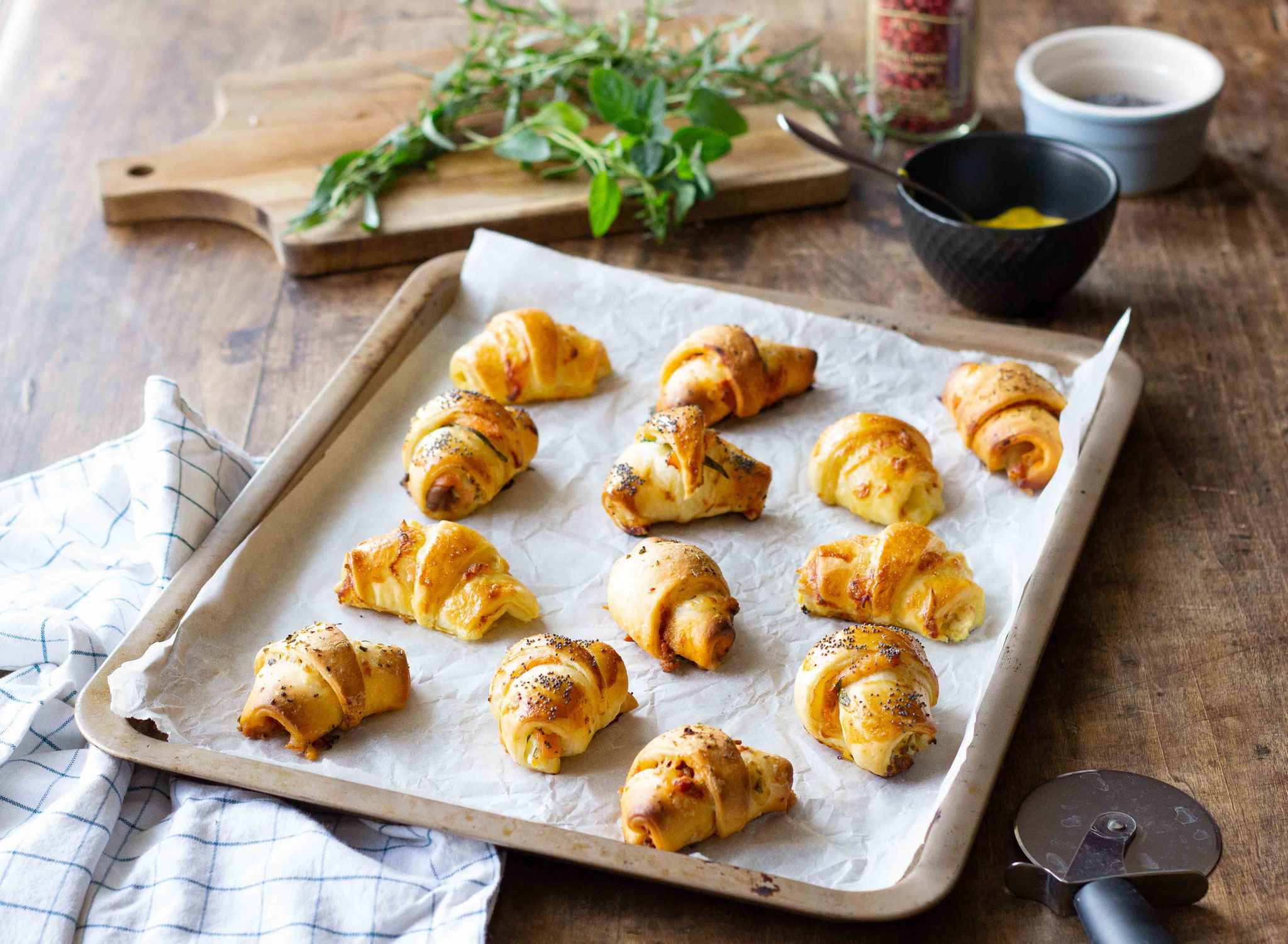 Croissants pour l'apéritif