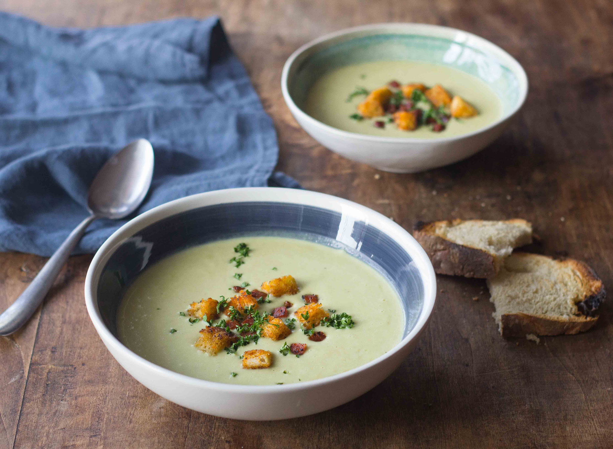 Soupe poireaux-pommes de terre