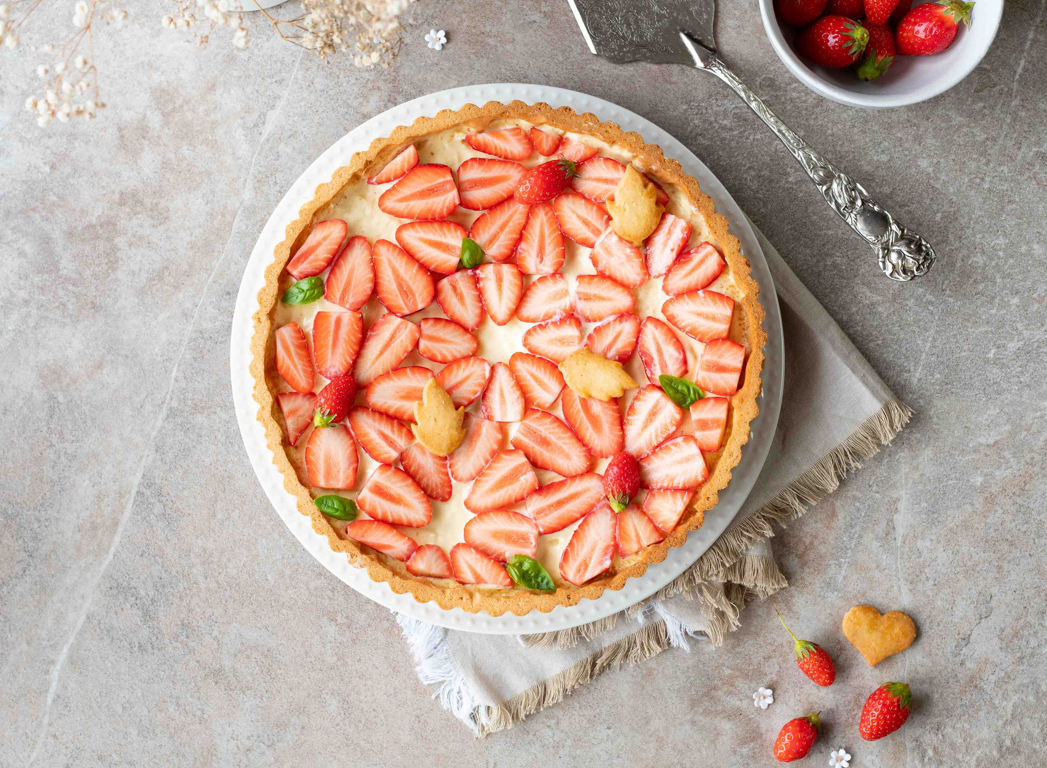 Tarte aux fraises du dimanche