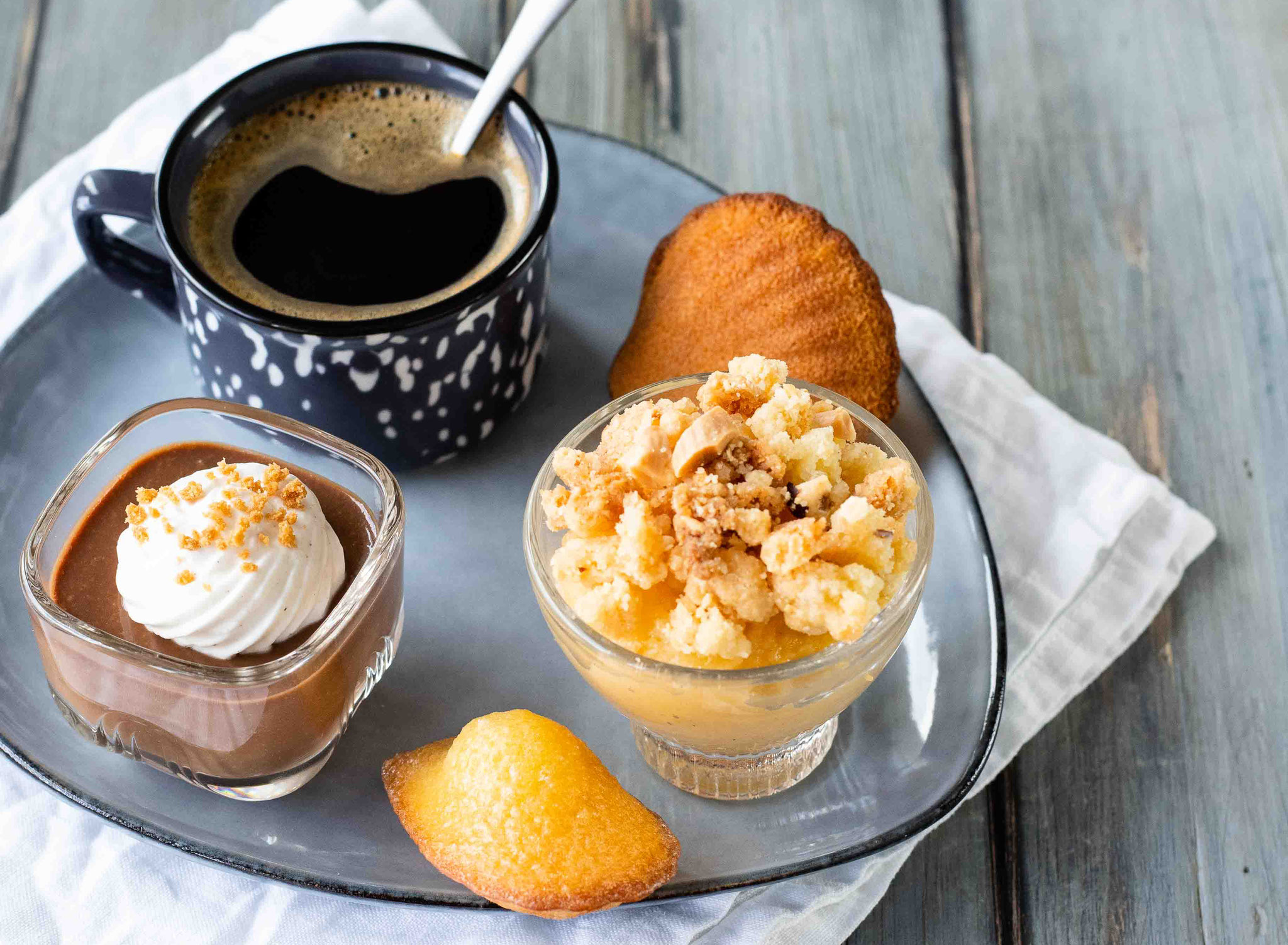 Café gourmand à la maison