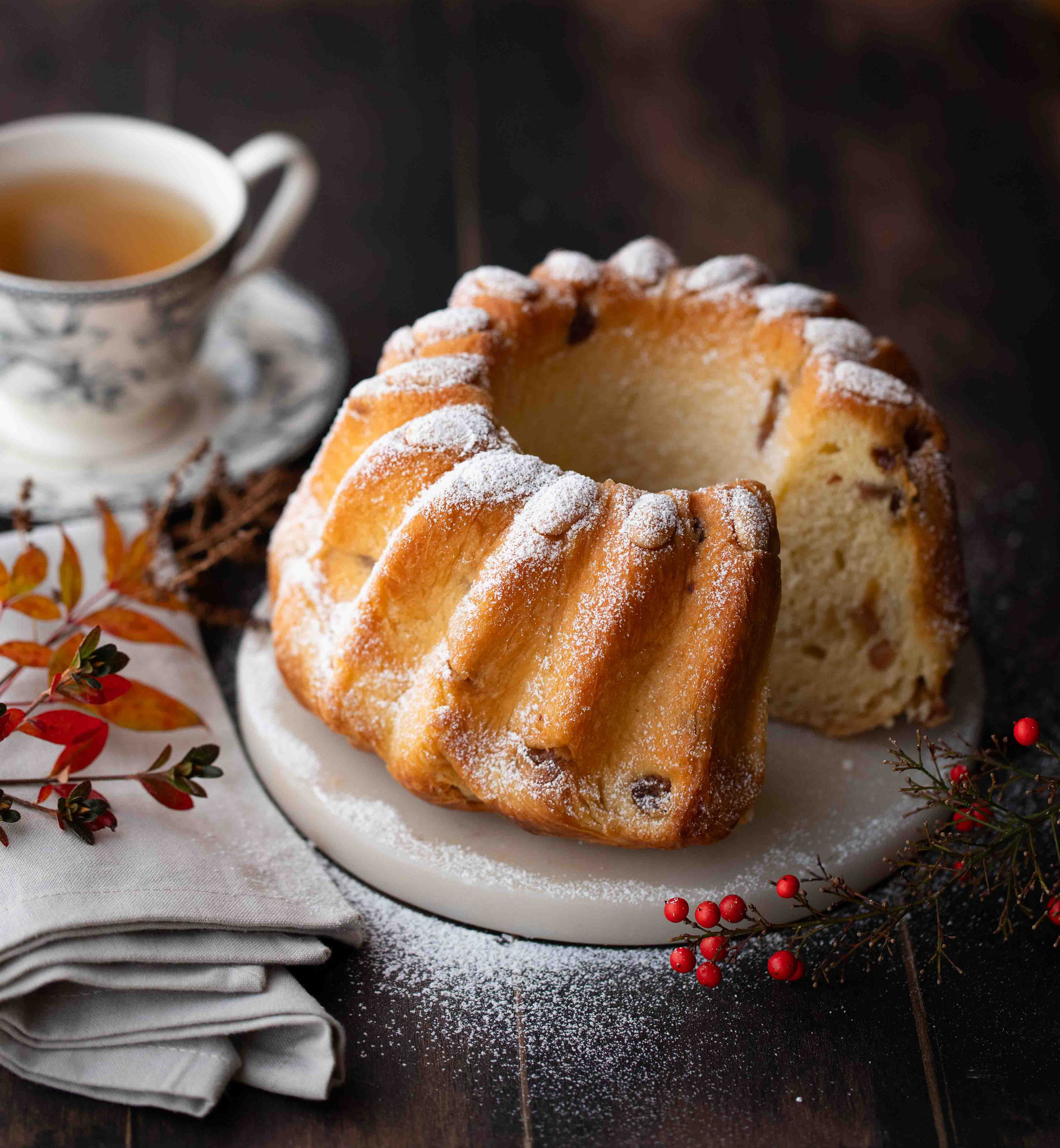 Recette de kouglof traditionnel au rhum et raisins