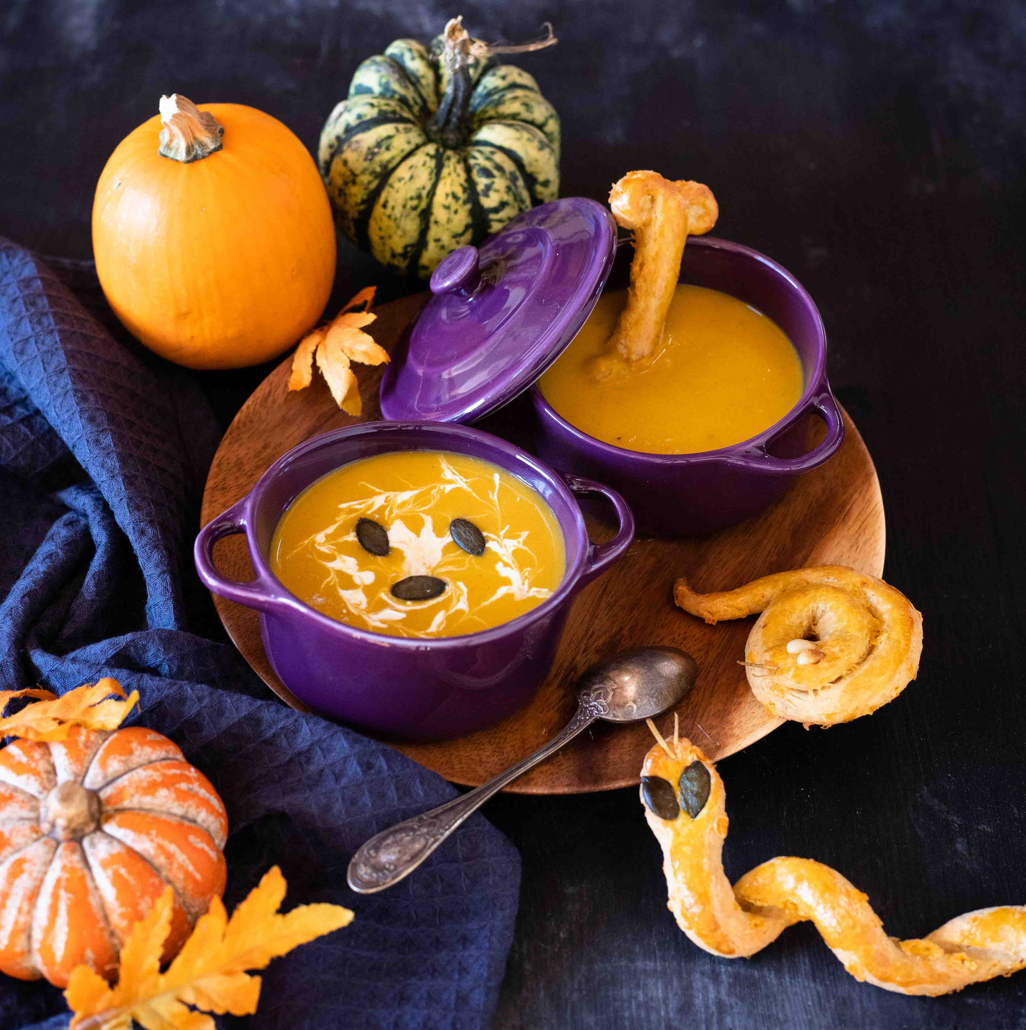 Soupe de potimarron : recette pour Halloween